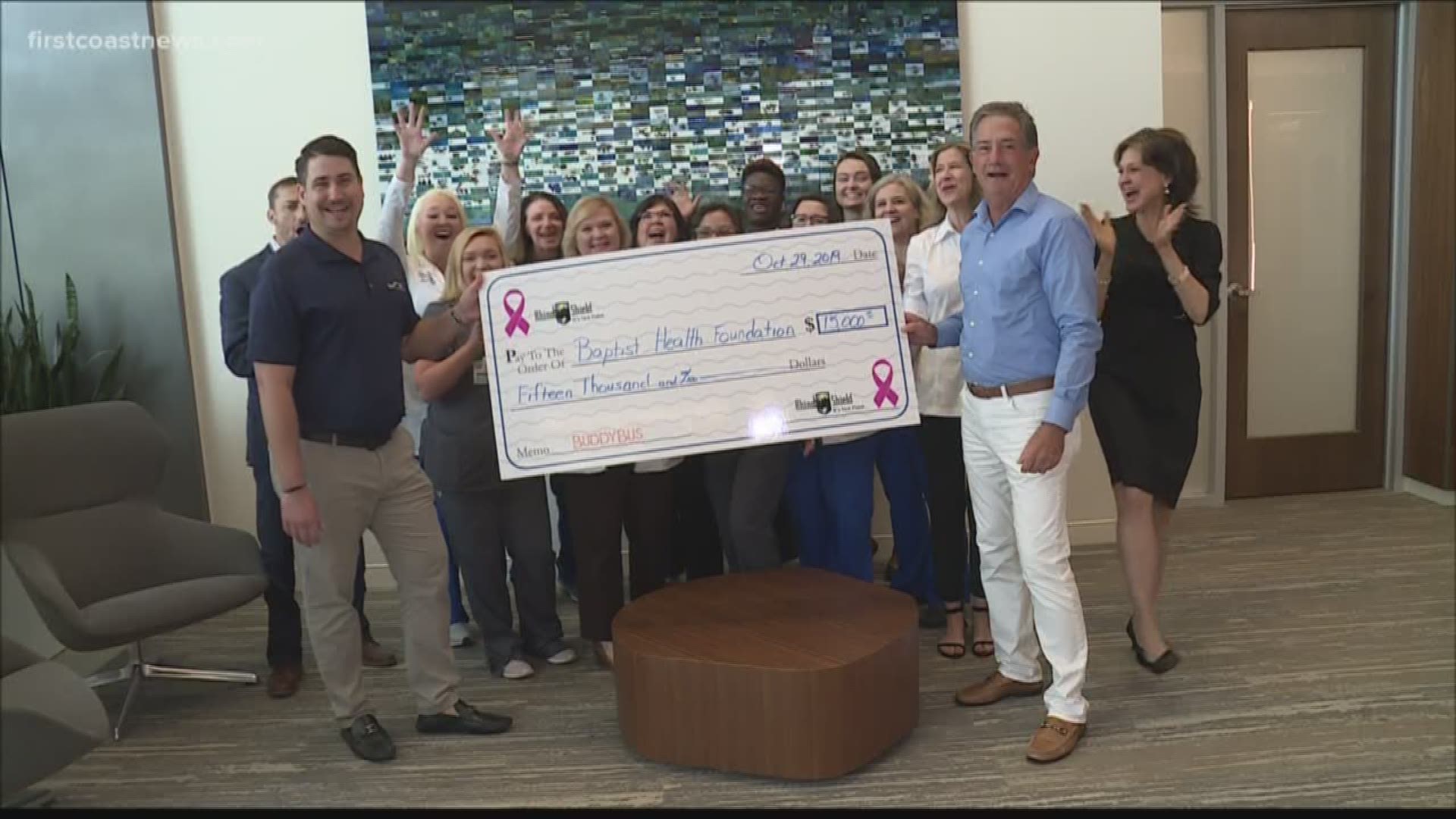 Rhino Shield stepped up in early October and promised to help raise funds to purchase the Buddy Bus, a mobile mammography unit for six local counties.
