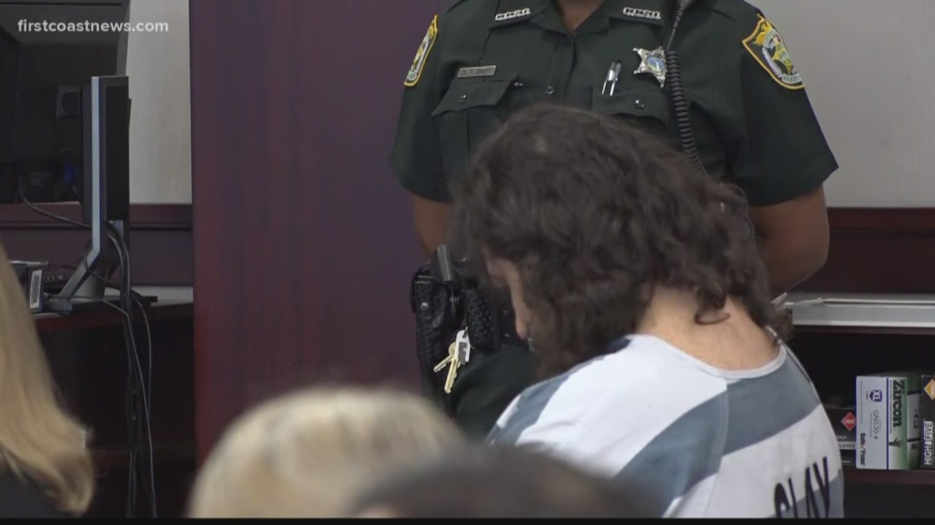 At one point, the child victim's father, too distraught to continue listening, stormed out of the courtroom.