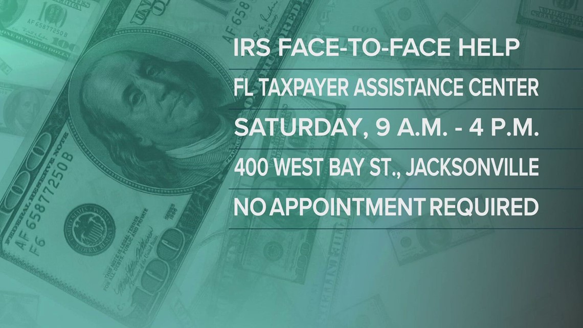IRS offering facetoface help with filing taxes in Downtown Jacksonville Saturday