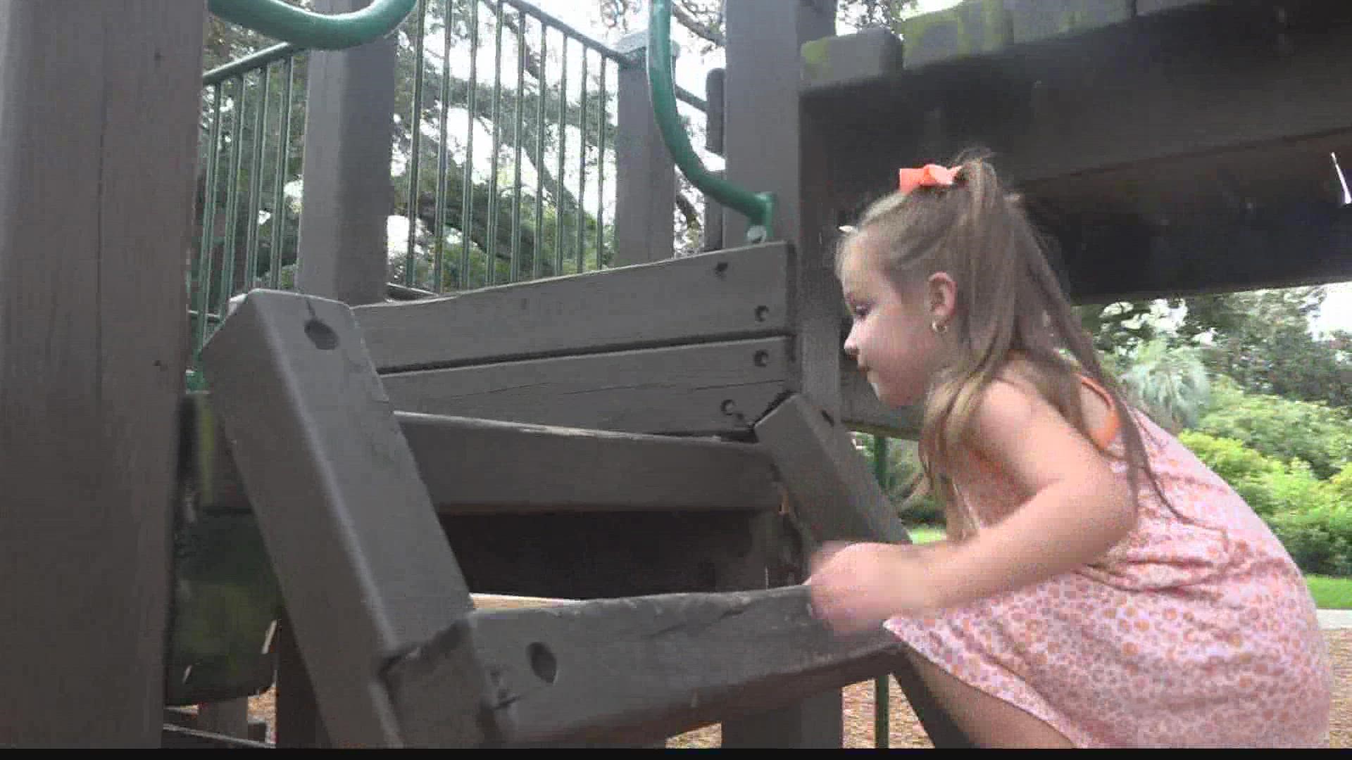 Mason was diagnosed with spina bifida while in her mother's womb. She's beating the odds.