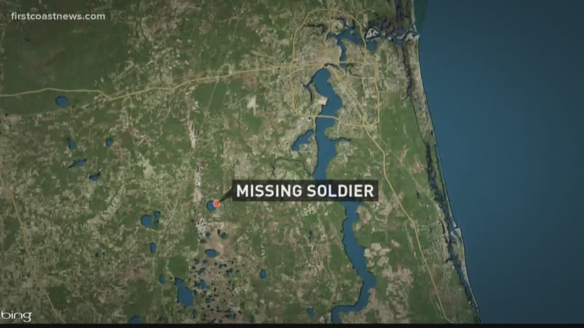 The search is on for a soldier from Camp Blanding who has been reported missing since Wednesday.