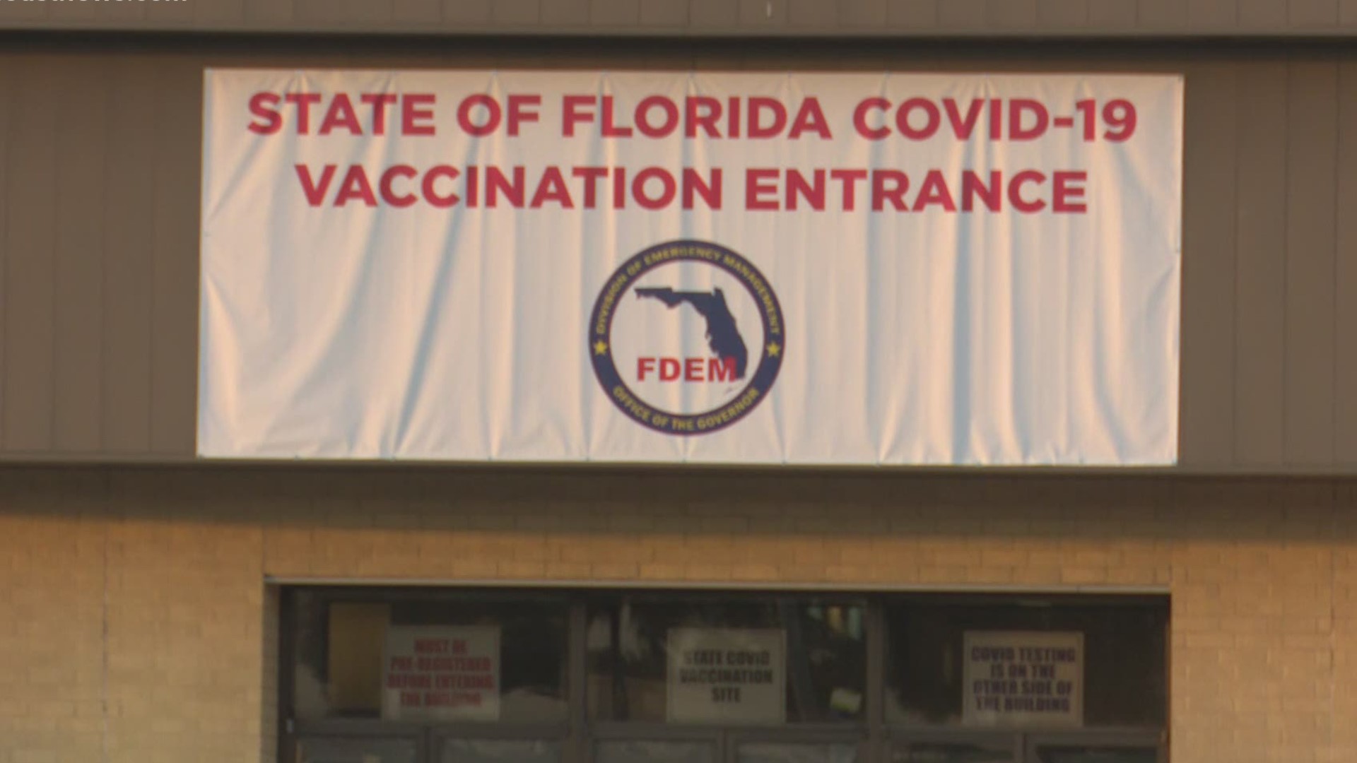 Regency Mall vaccine site not impacted by weather delays