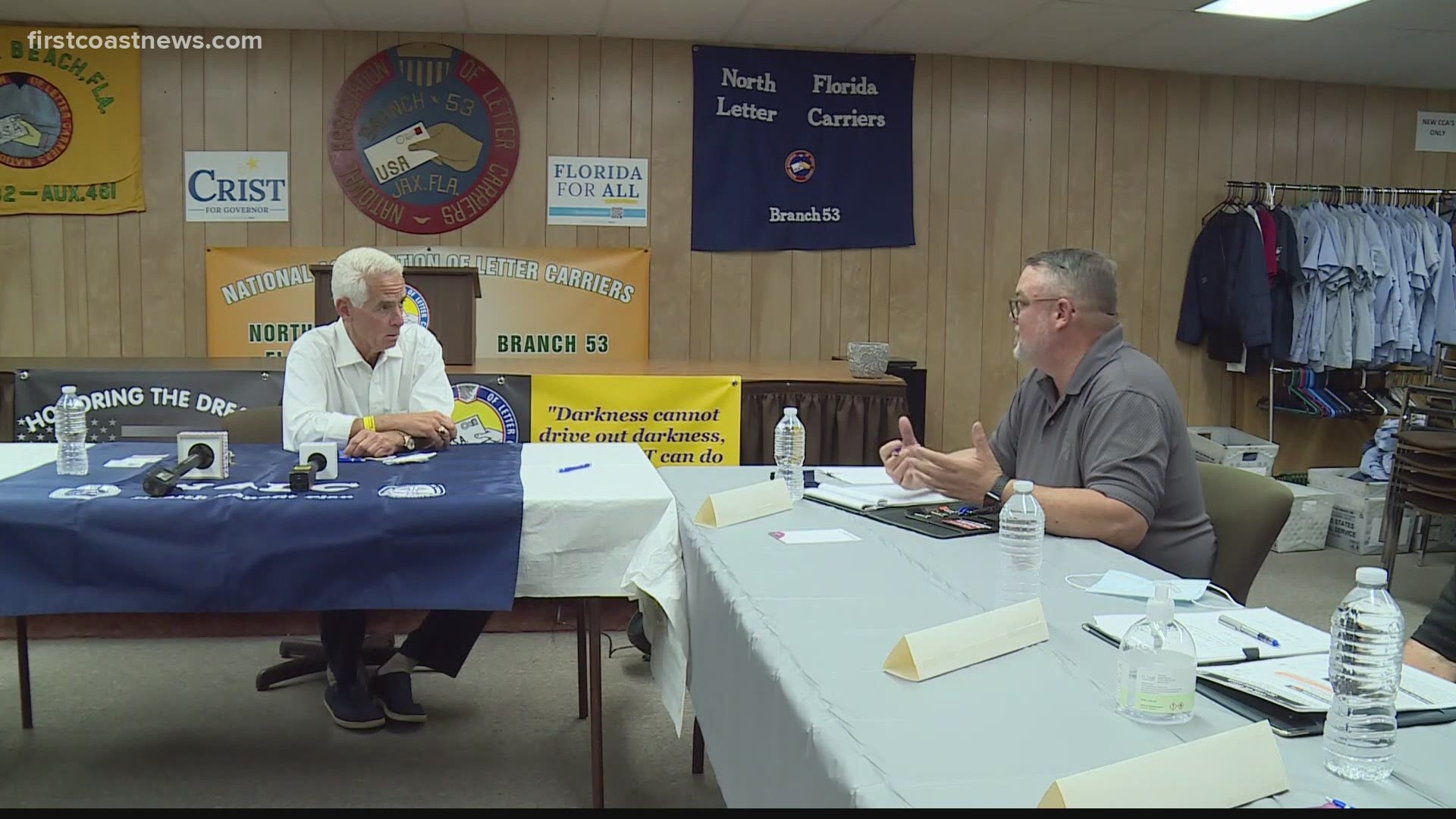 Charlie Crist meets with local leaders in Jacksonville