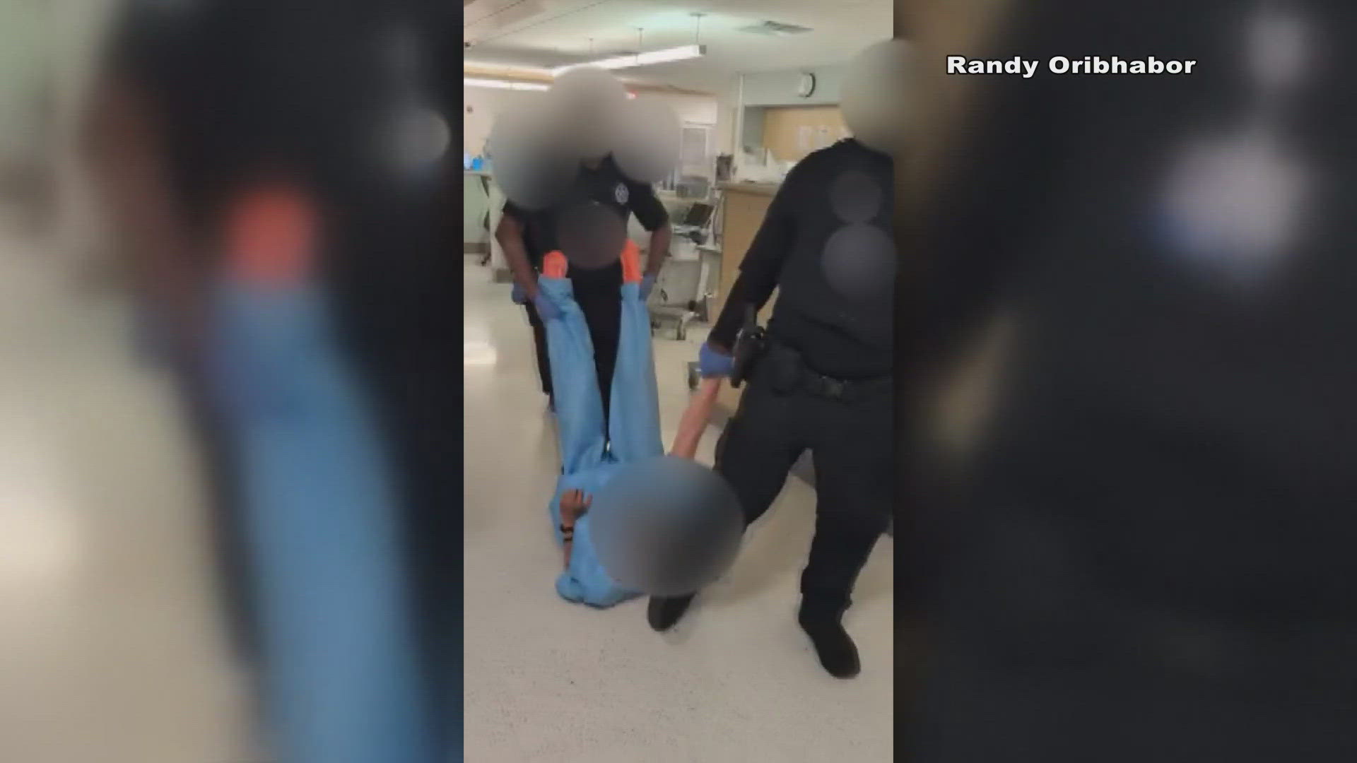 A video has sparked concern over a patient's treatment at Baptist Health North, leading to an investigation following footage of an elderly woman being dragged. 