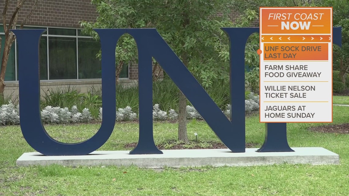 It's the last day to donate socks to UNF's 7th annual sock drive for local homeless