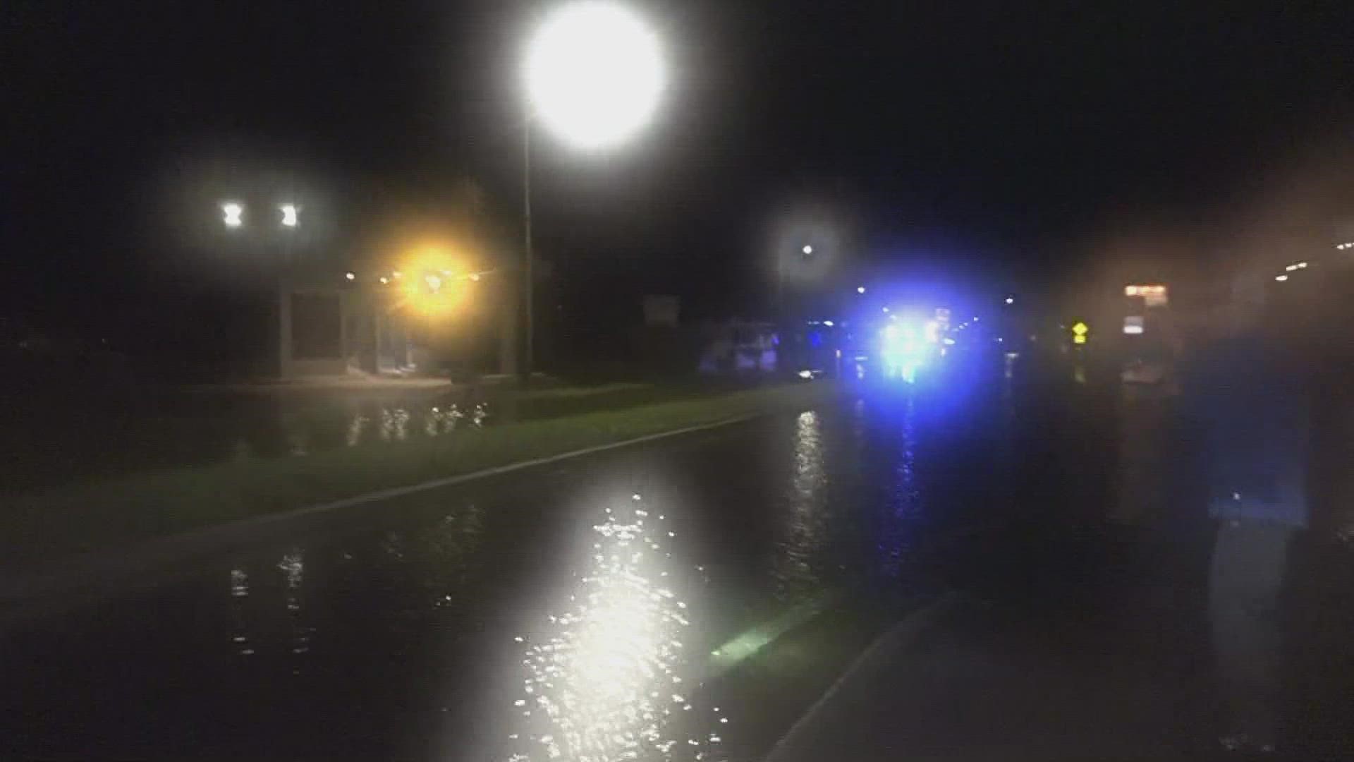 Some flooding remains in St. Augustine following the wind and downpour from Hurricane Ian.
