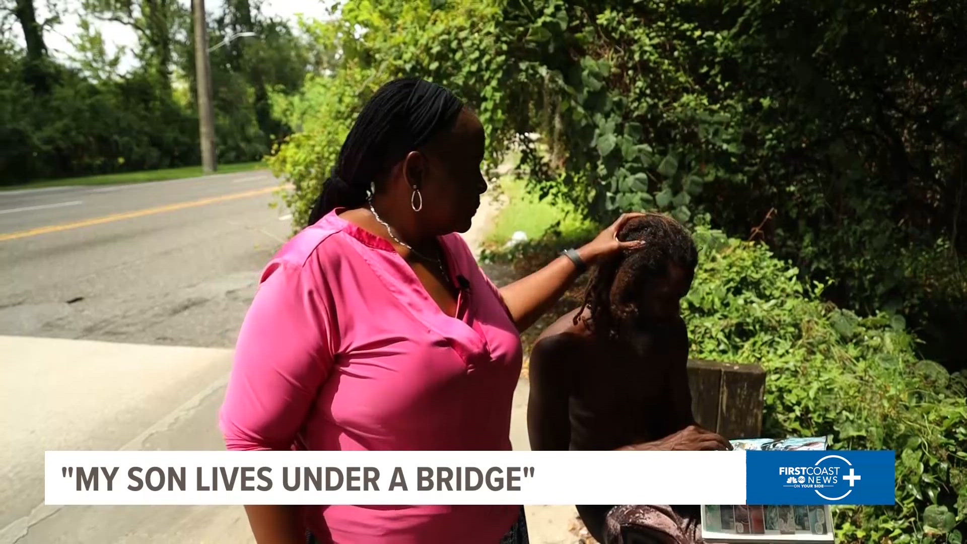 An interview with Jacksonville mother Rosemarie Allen while she drives around Jacksonville searching for her homeless son, who she says lives under bridges.