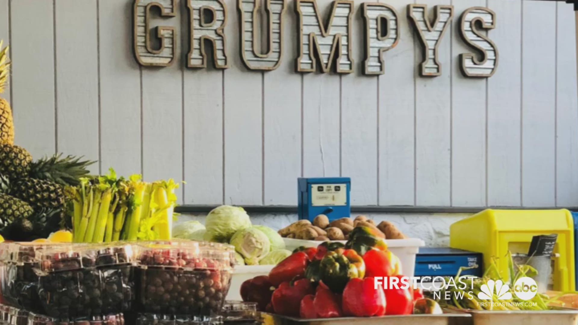Grumpy's, an American-style diner in Orange Park, is holding daily Produce & Pantry Giveaways to keep the community fed.