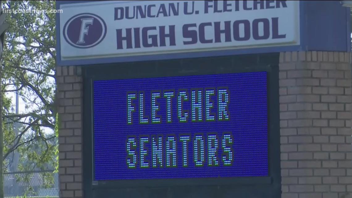 Why is Fletcher High School in Neptune Beach on lockdown