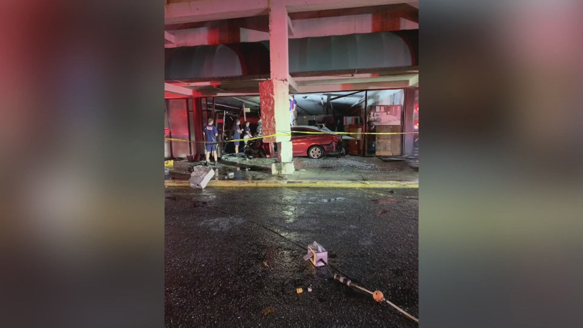 A stolen car crashed and set fire to longtime Northside business, Furniture Mattress Depot; owner is trying to pick up the pieces to continue serving his community.