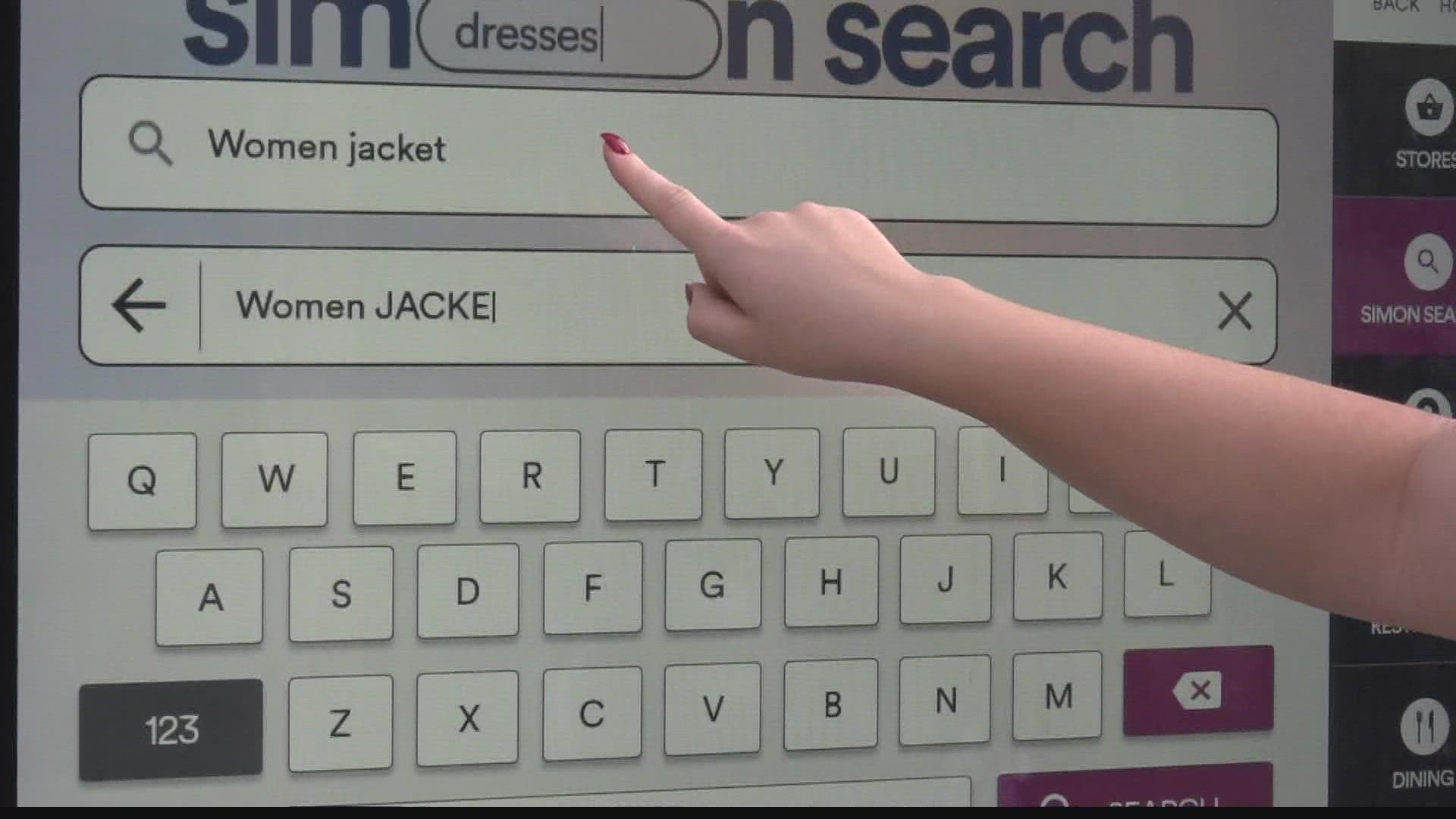 Simon Search allows shoppers to browse inventory before heading to the mall.