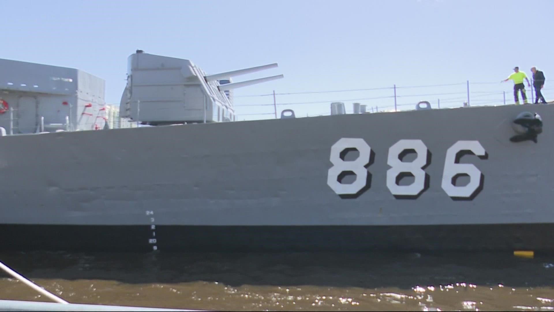 Volunteers and veterans have been restoring the ship since March. It is finally ready to be opened to the public.