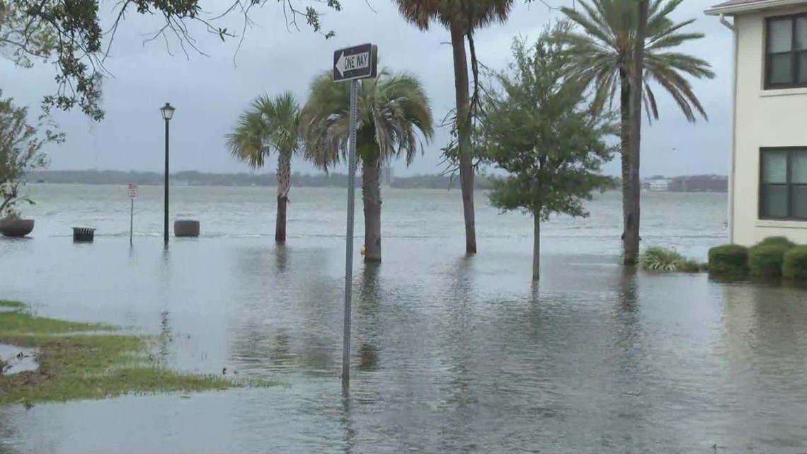 Flooding from St. Johns River in San Marco, Jacksonville | Tropical ...