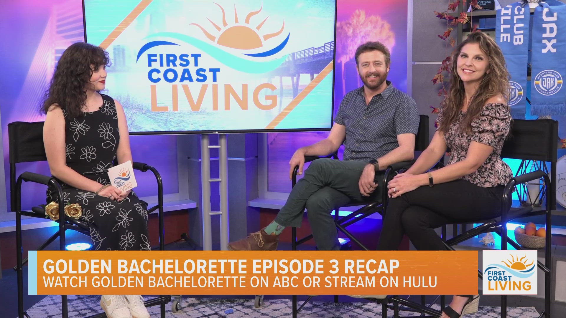 First Coast Living Producer Sarah recaps the third episode of ABC's Golden Bachelorette! Joan's journey to find love continues...