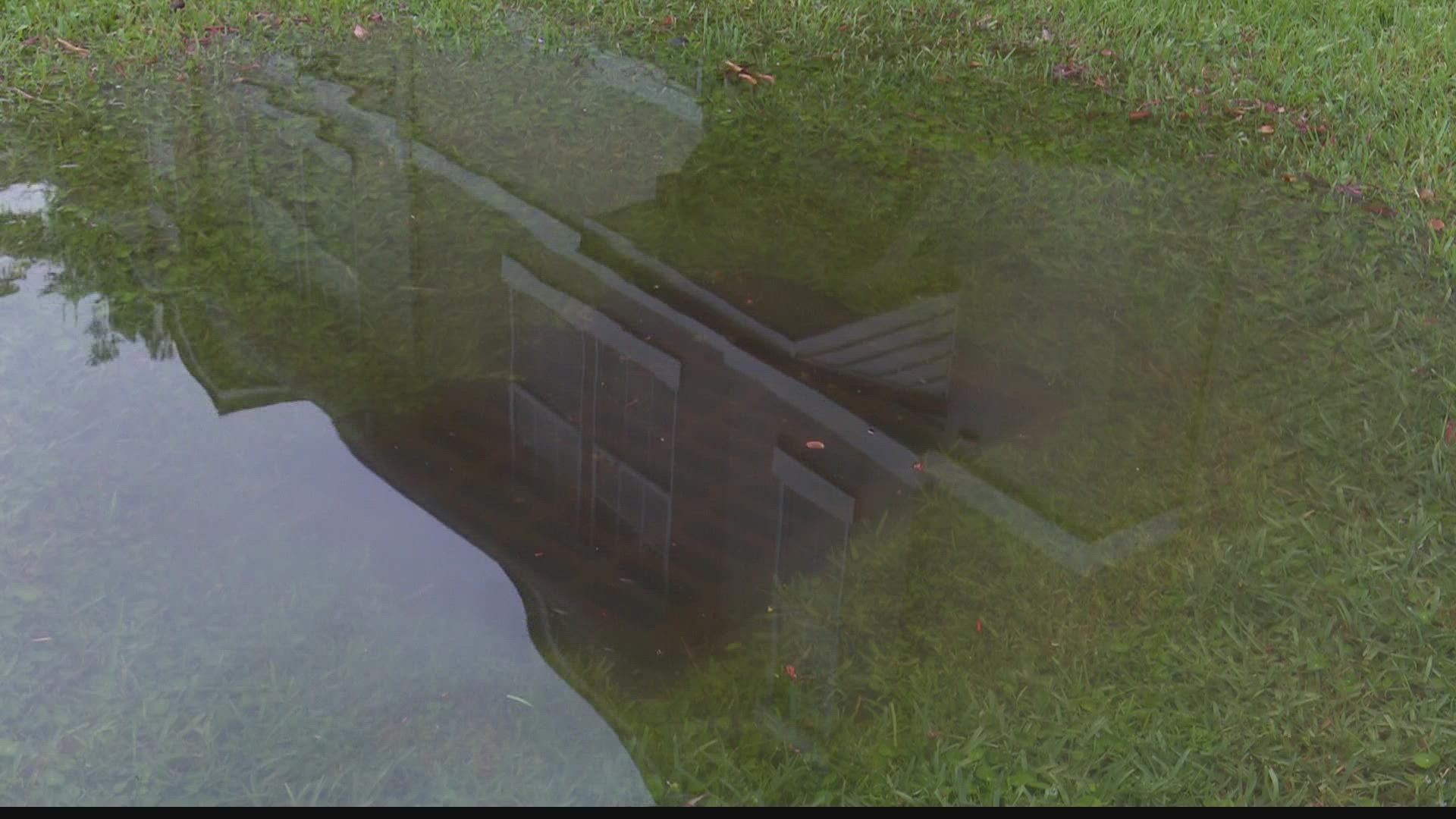 Heavy rain caused flooding issues all over Jacksonville Thursday.