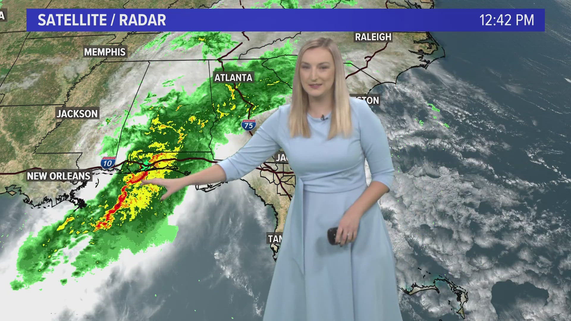 Cold front blows in with drier air and the lowest temps we have had so far this season