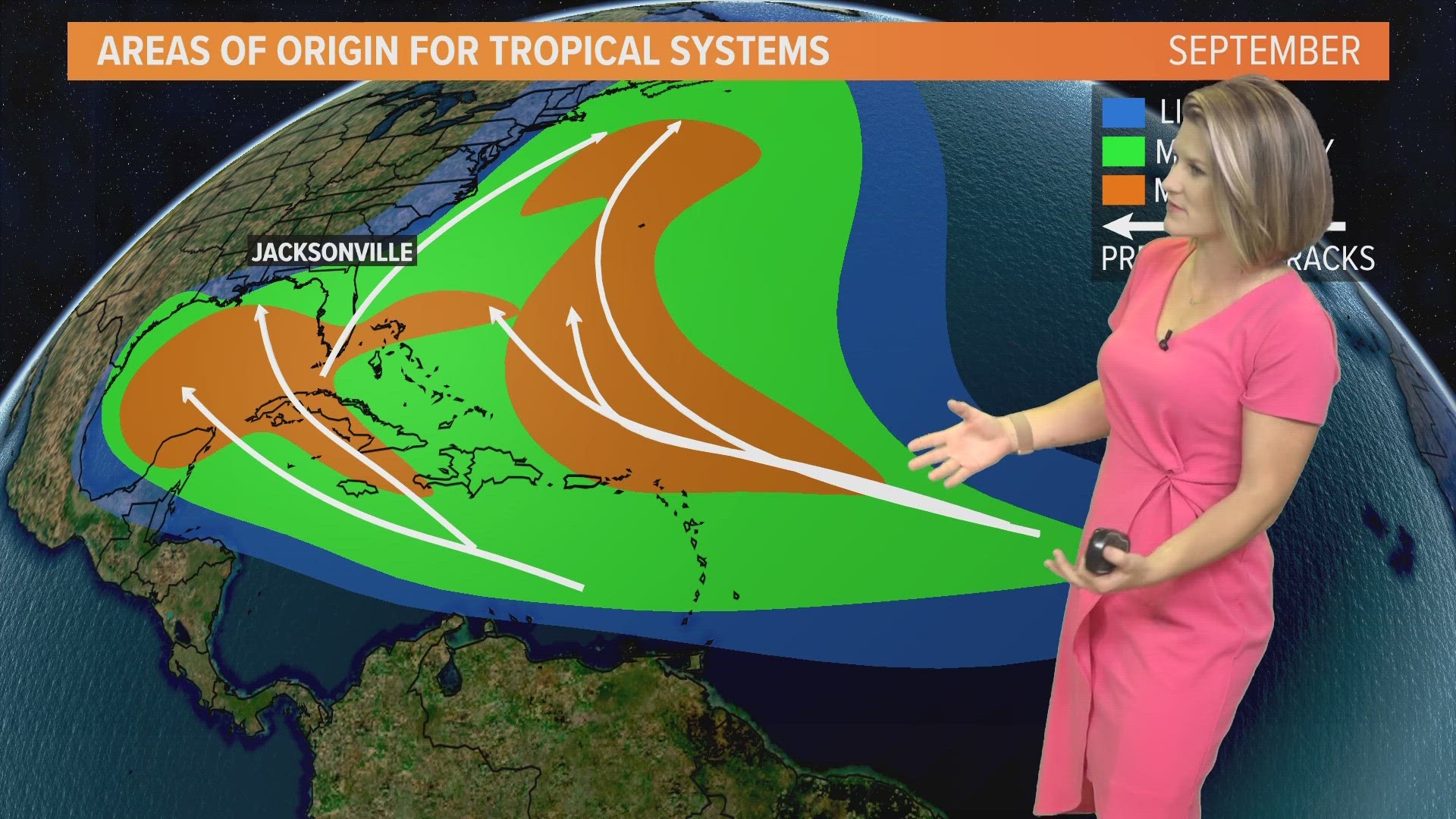 Meteorologist Lauren Rautenkranz says we look out across the tropical Atlantic through September, but turn our attention to the Caribbean in October.