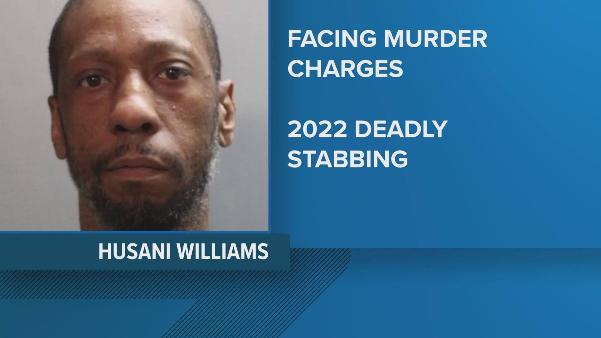 Husani Williams, 46, is charged with murder.