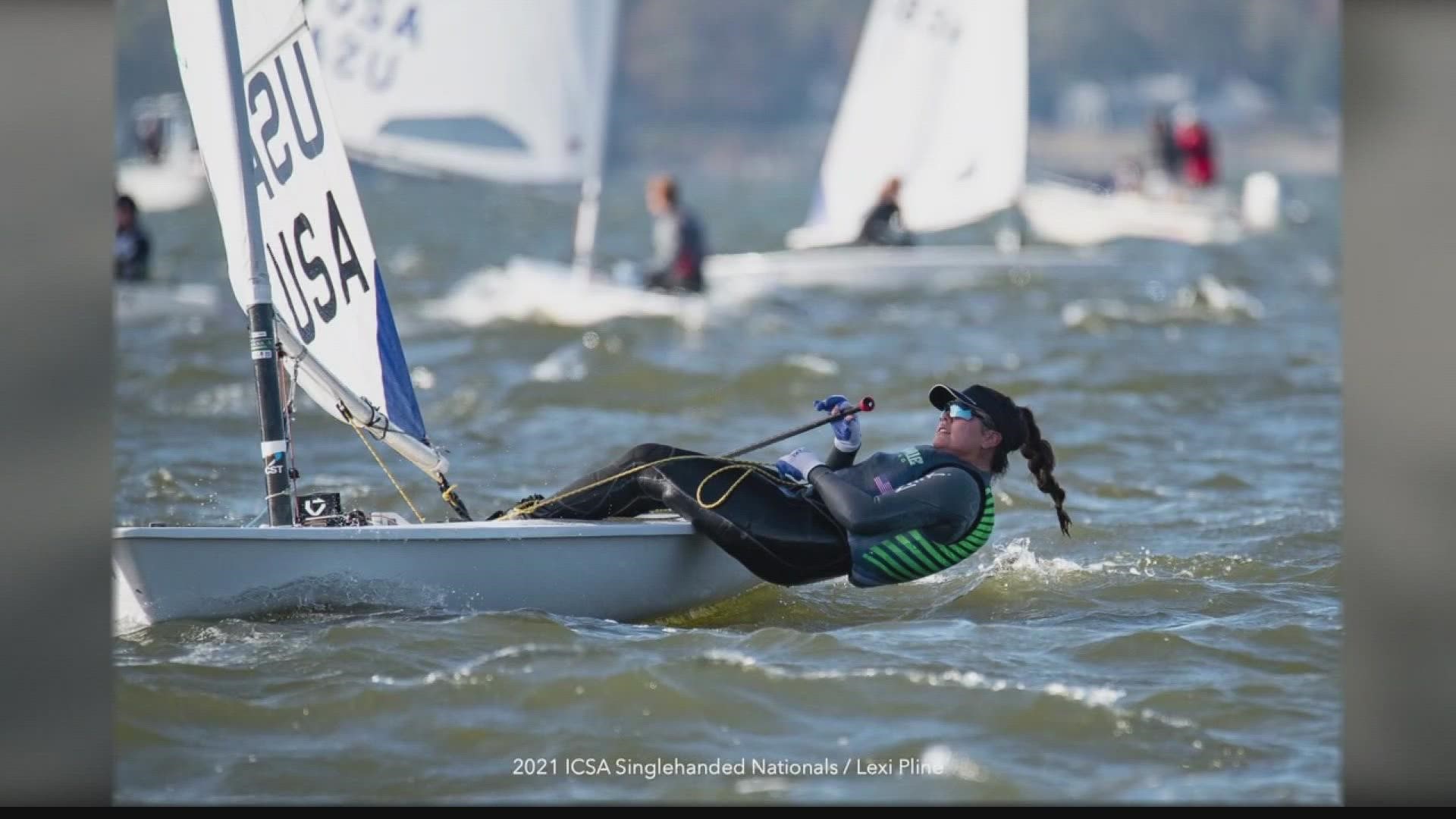 Charlotte Rose is a two-time collegiate national sailing champion and just graduated from Jacksonville University.