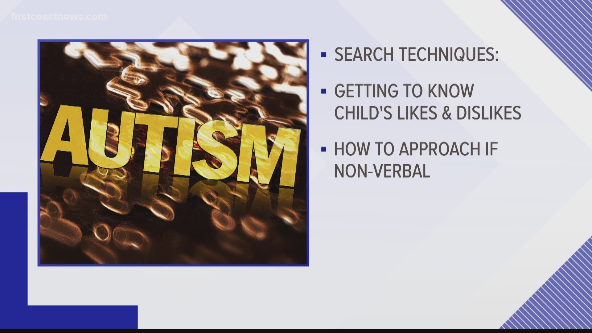 A Jacksonville based company has trained 180 agencies across the country in how to respond to missing person cases involving people with autism.