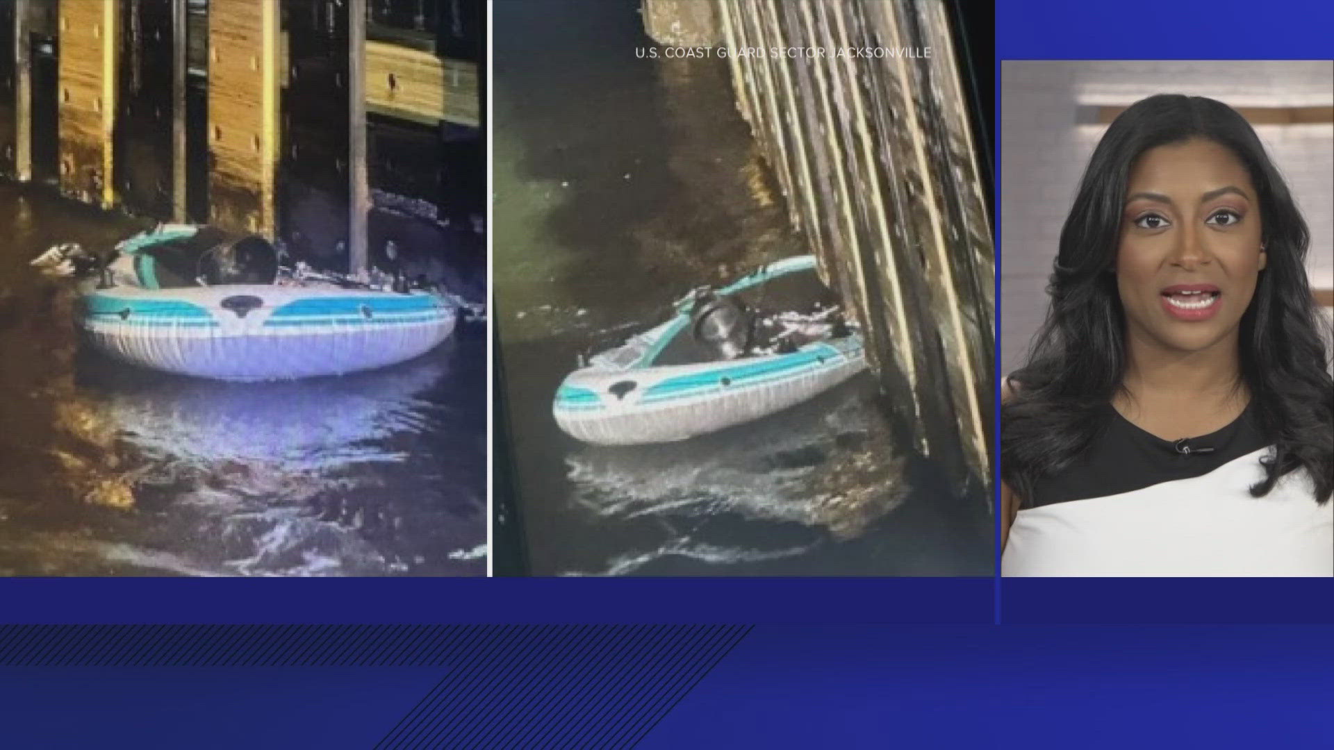 The Coast Guard said Sunday that a search for potential missing people connected to an unmanned raft near Mayport had been suspended.