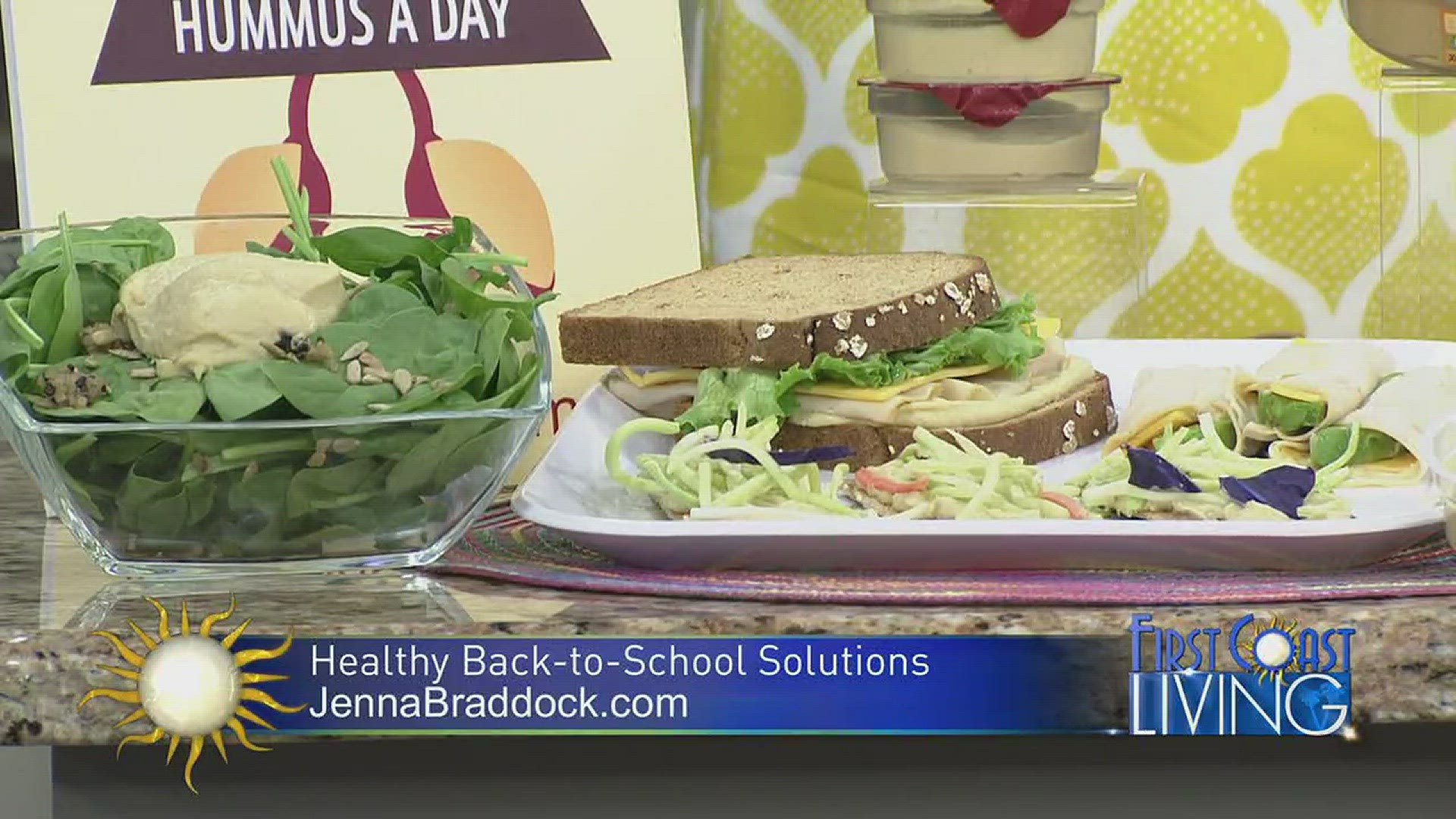 Nutritionist Jenna Braddock with healthy back to school solutions!