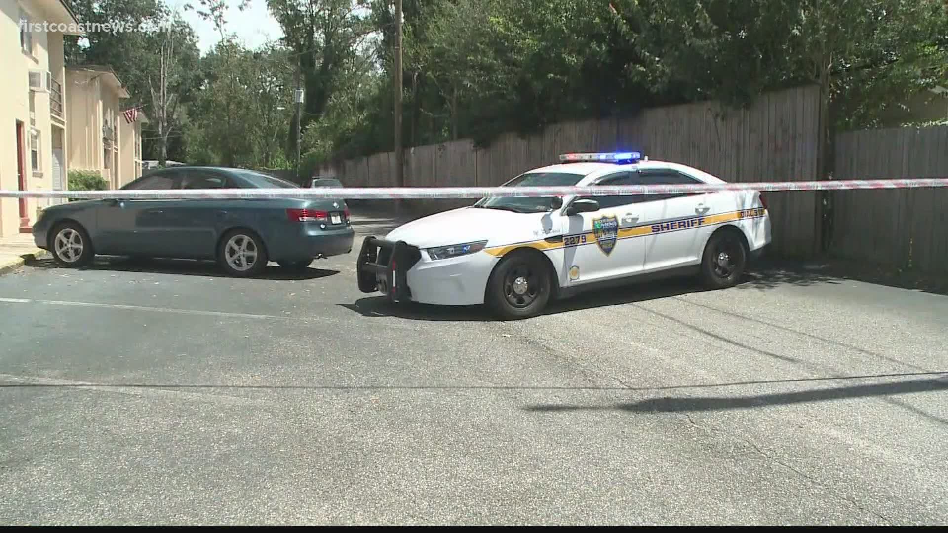 JSO got a call about a shooting in the intersection of Norde Drive West and 103rd Street around 11:45 a.m.
