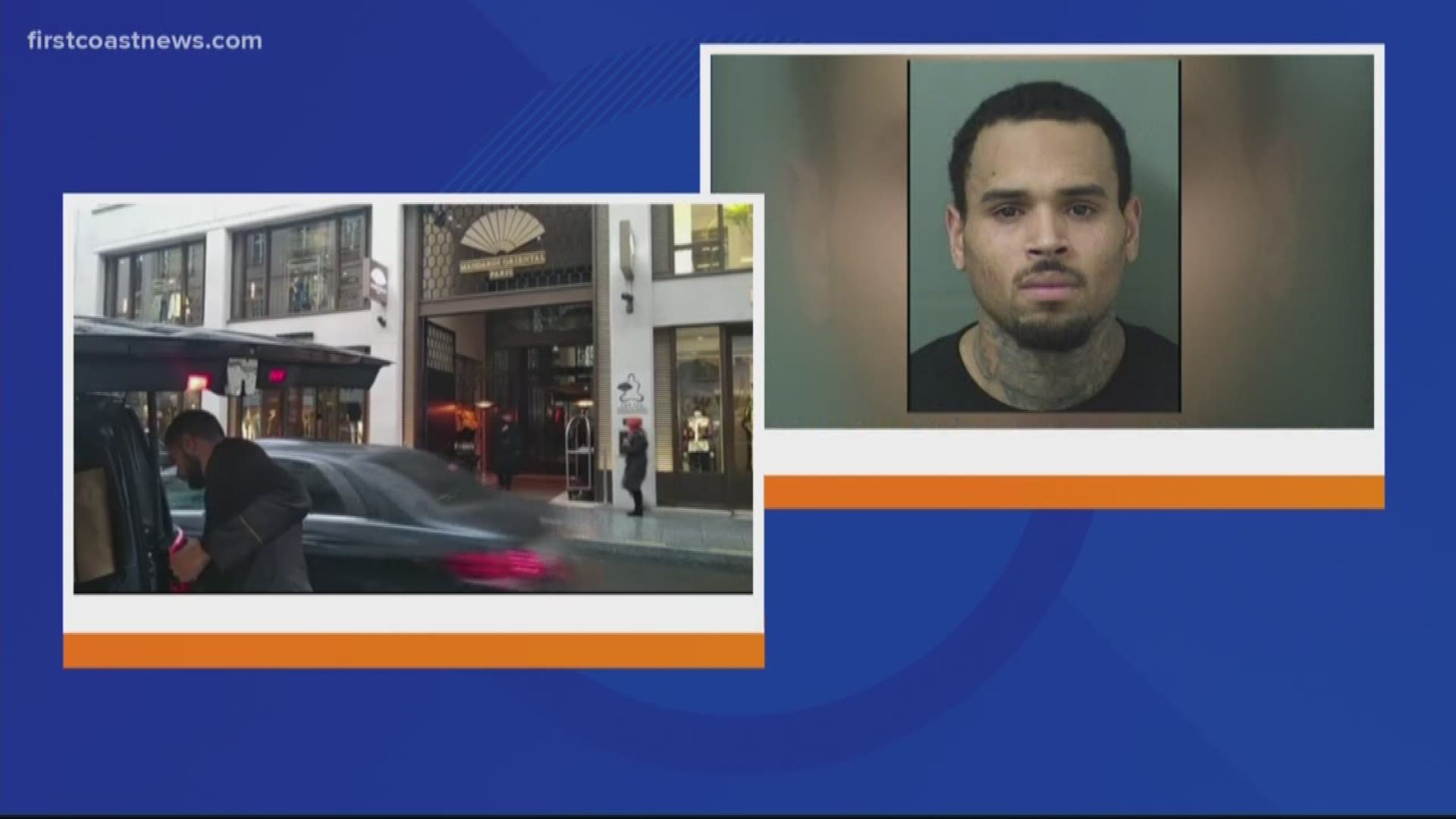 Chris Brown in custody in Paris, accused of rape