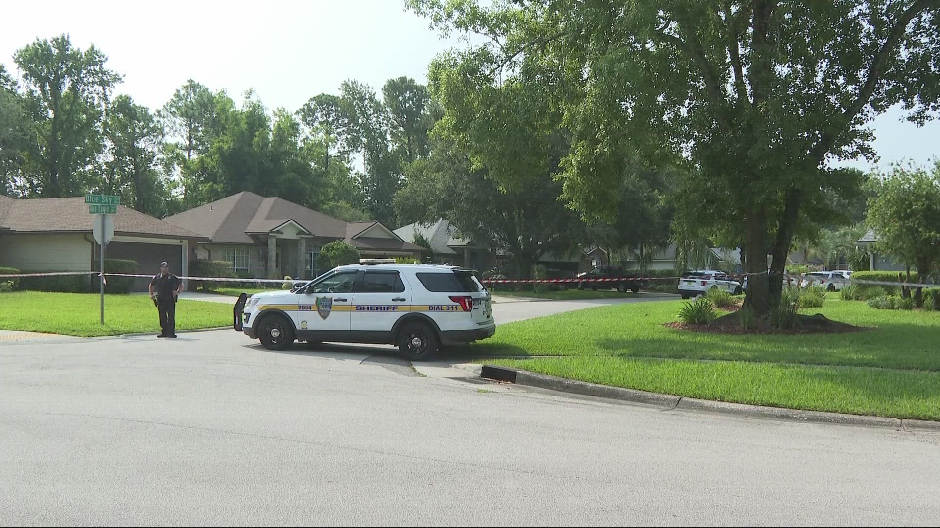 The Jacksonville Sheriff's Office says the alleged victims and suspect accused, appear to have known each other as the shooting took place inside a home.