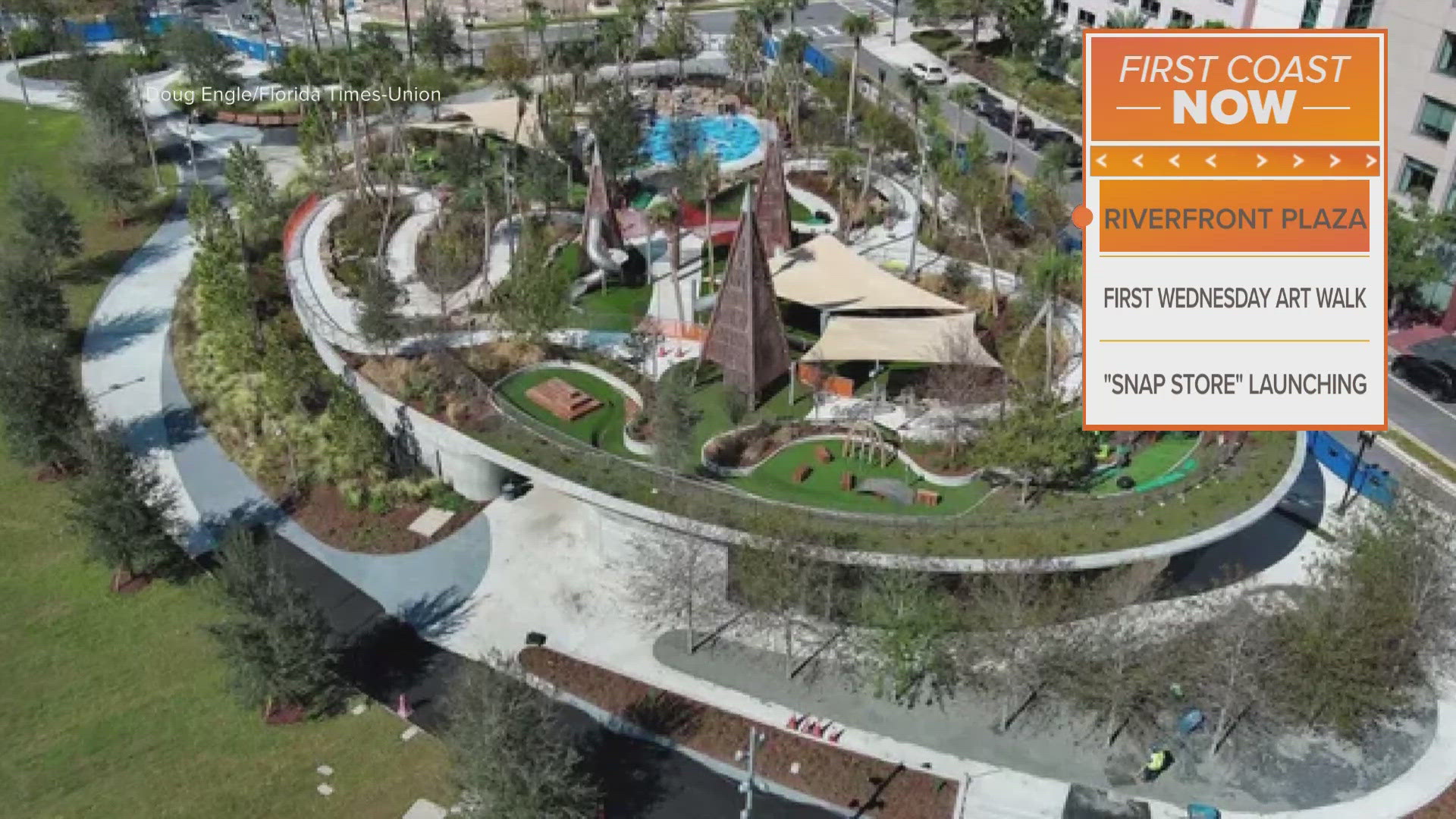 This phase of the project is set to open by the end of the year, while the entirety of Riverfront Plaza is set to open in 2027.