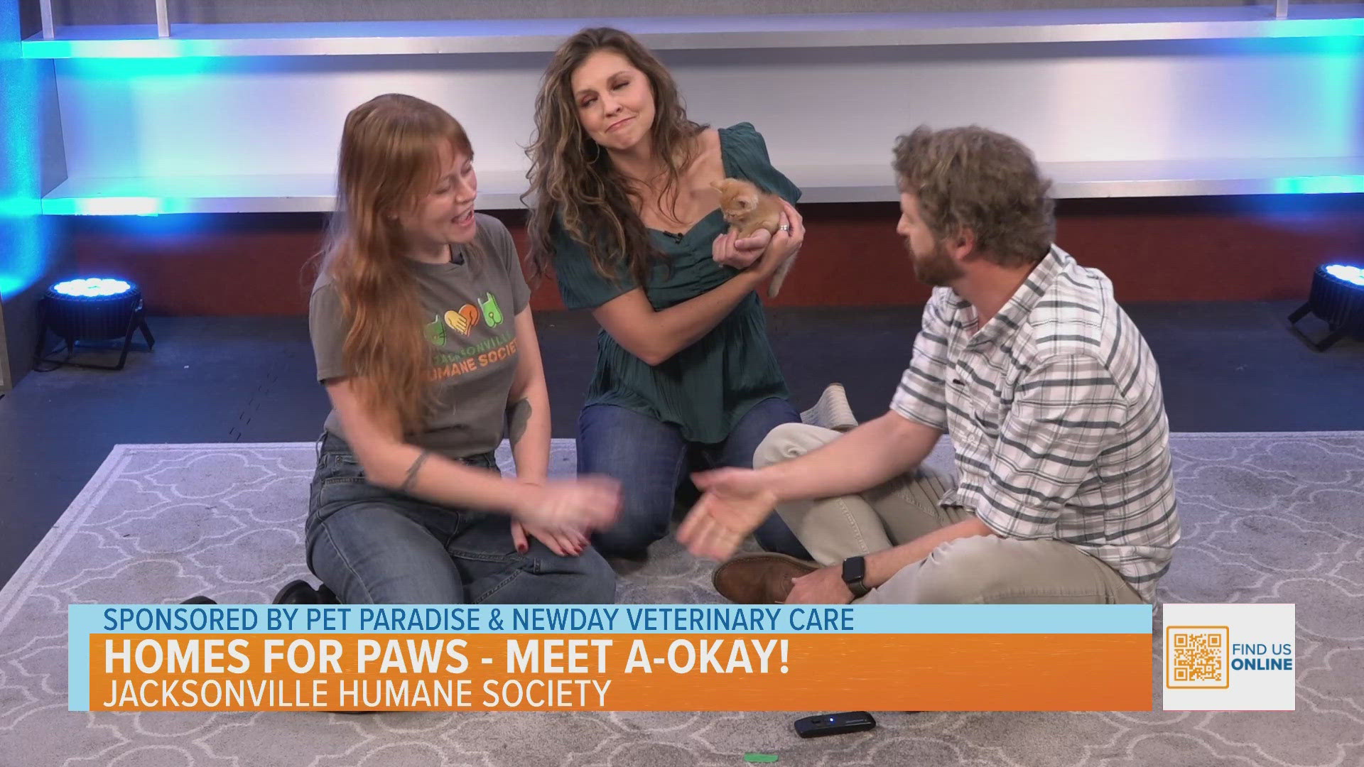 Homes for Paws with the Jacksonville Humane Society - Meet A-Okay! Homes for Paws is sponsored by Pet Paradise and Newday Veterinary Care