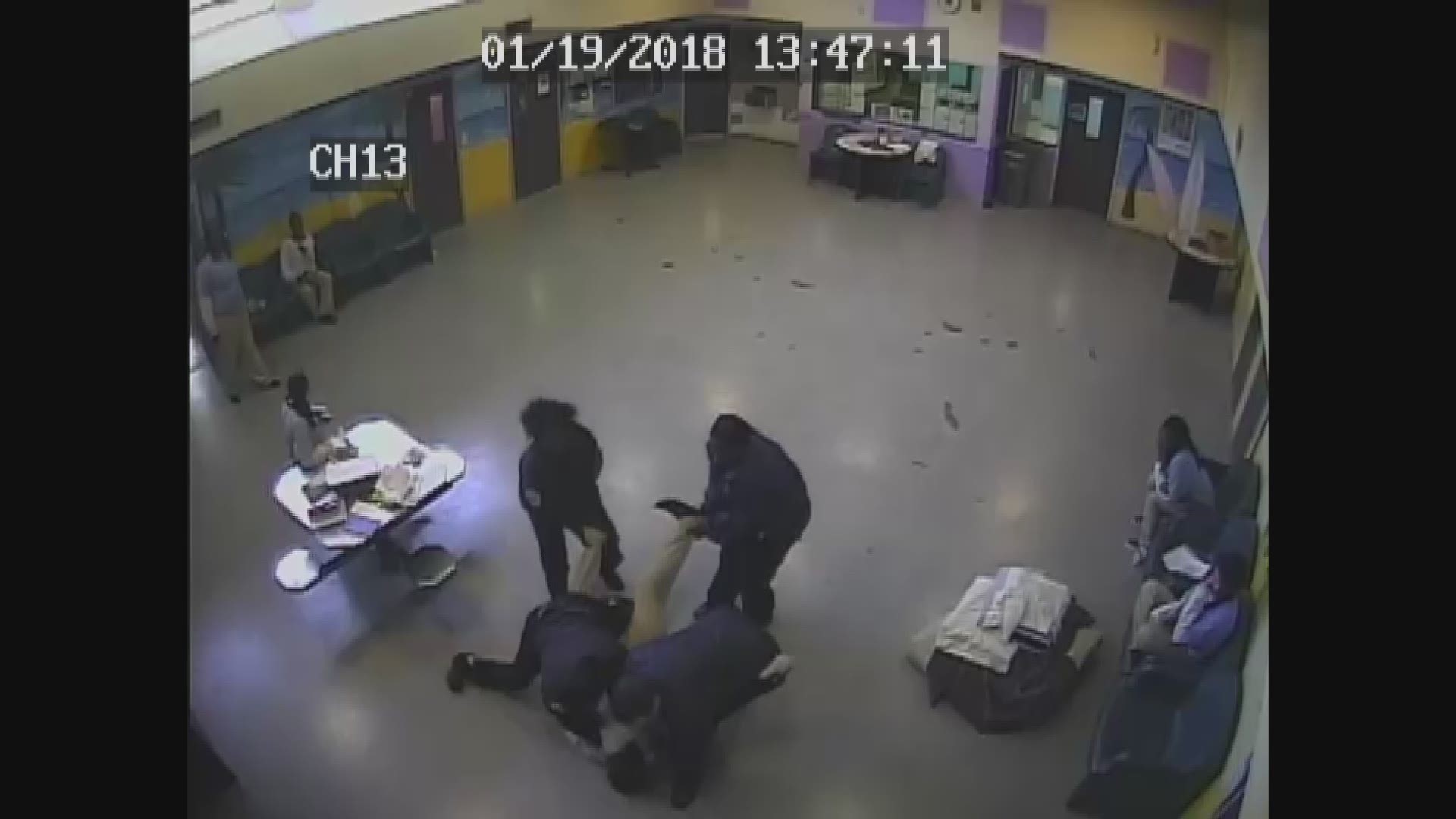Video Juvenile Manhandled In Juvenile Detention Facility