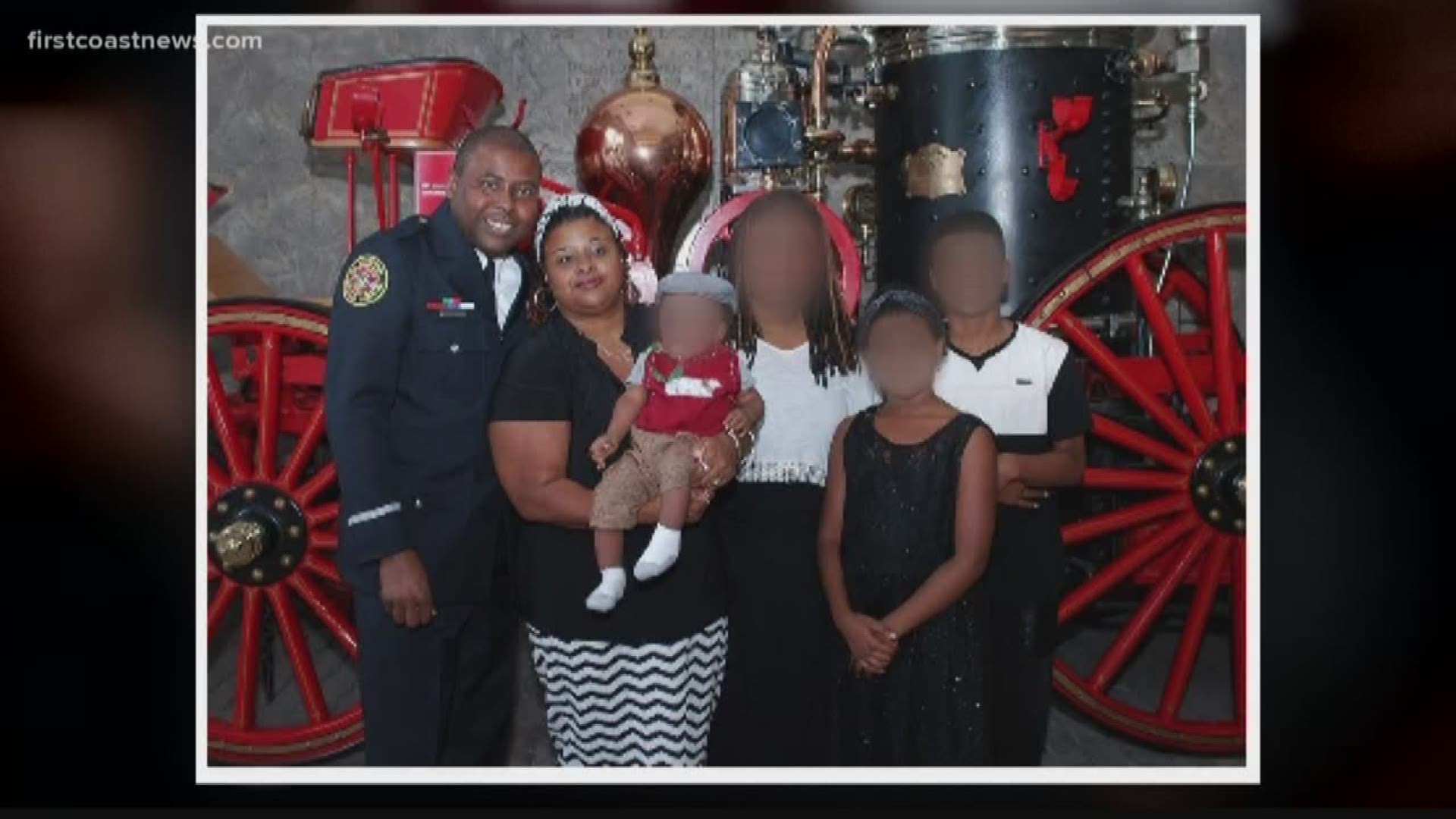 Last week, a JFRD firefighter lost his son after he fell into a retention pond and drowned. Now the organization is showing support for one of their own.