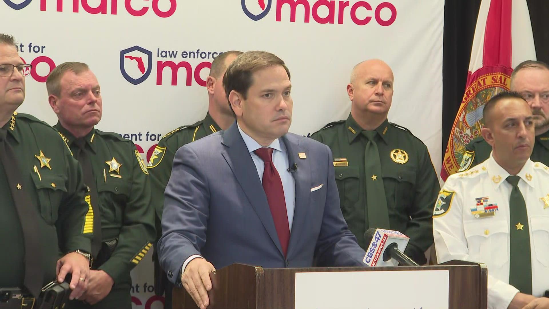 Sen. Rubio, Gov. DeSantis hold news conferences in Jacksonville |  firstcoastnews.com