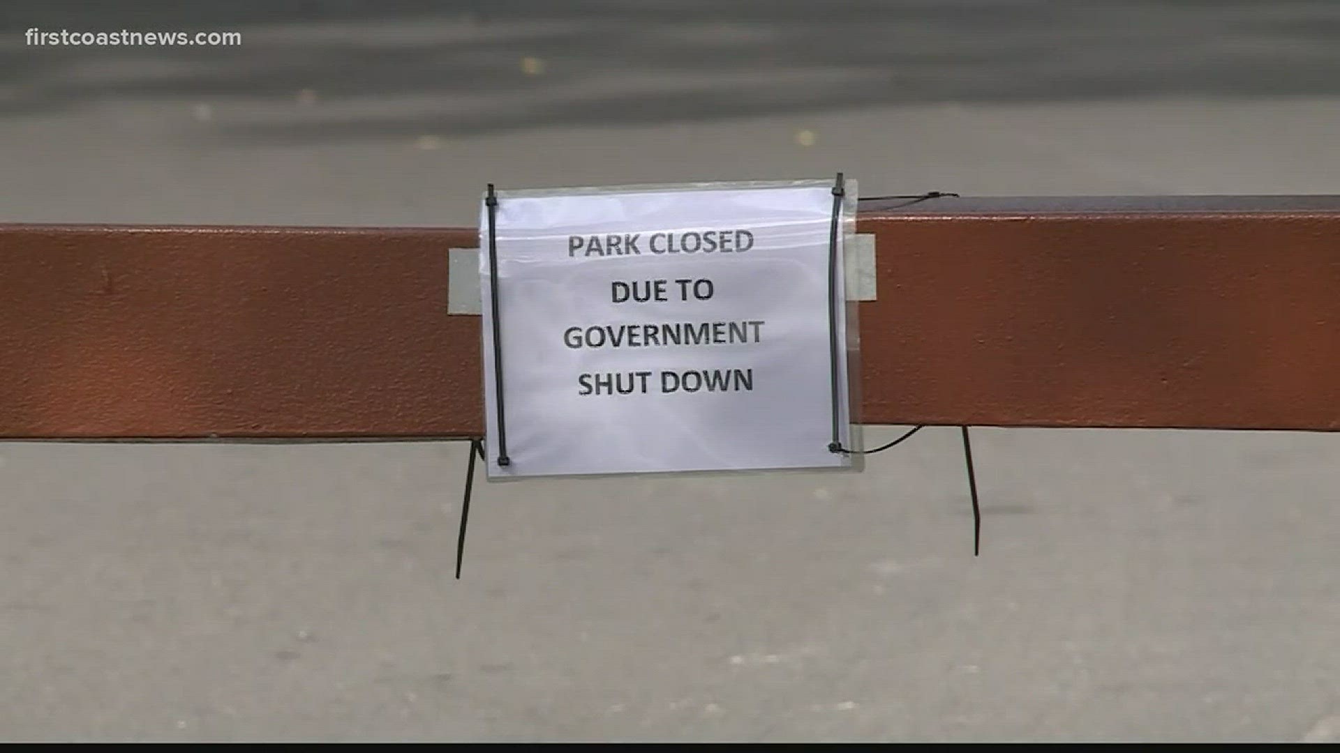 Government shutdown impacting parks on the First Coast