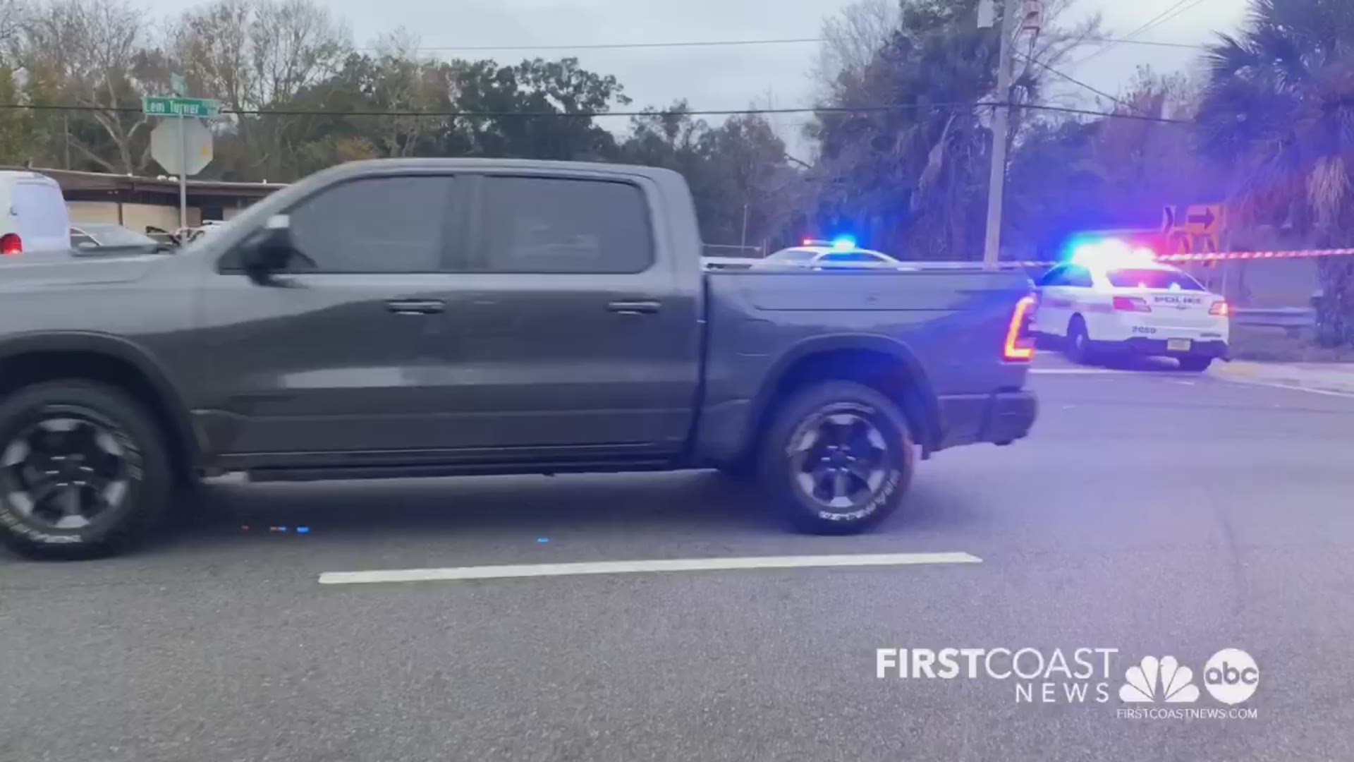 JSO says there are no major road closures in the area, but First Coast News crews see dozens of police vehicles on the scene, as well as JFRD crews.