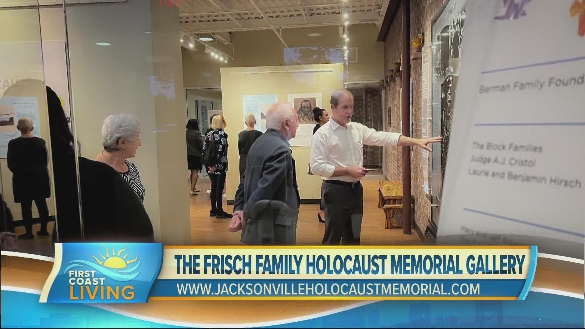 The Frisch Family Holocaust Memorial Gallery features exhibitions, public programs & educational tours exploring human rights, individual courage, and finding peace.