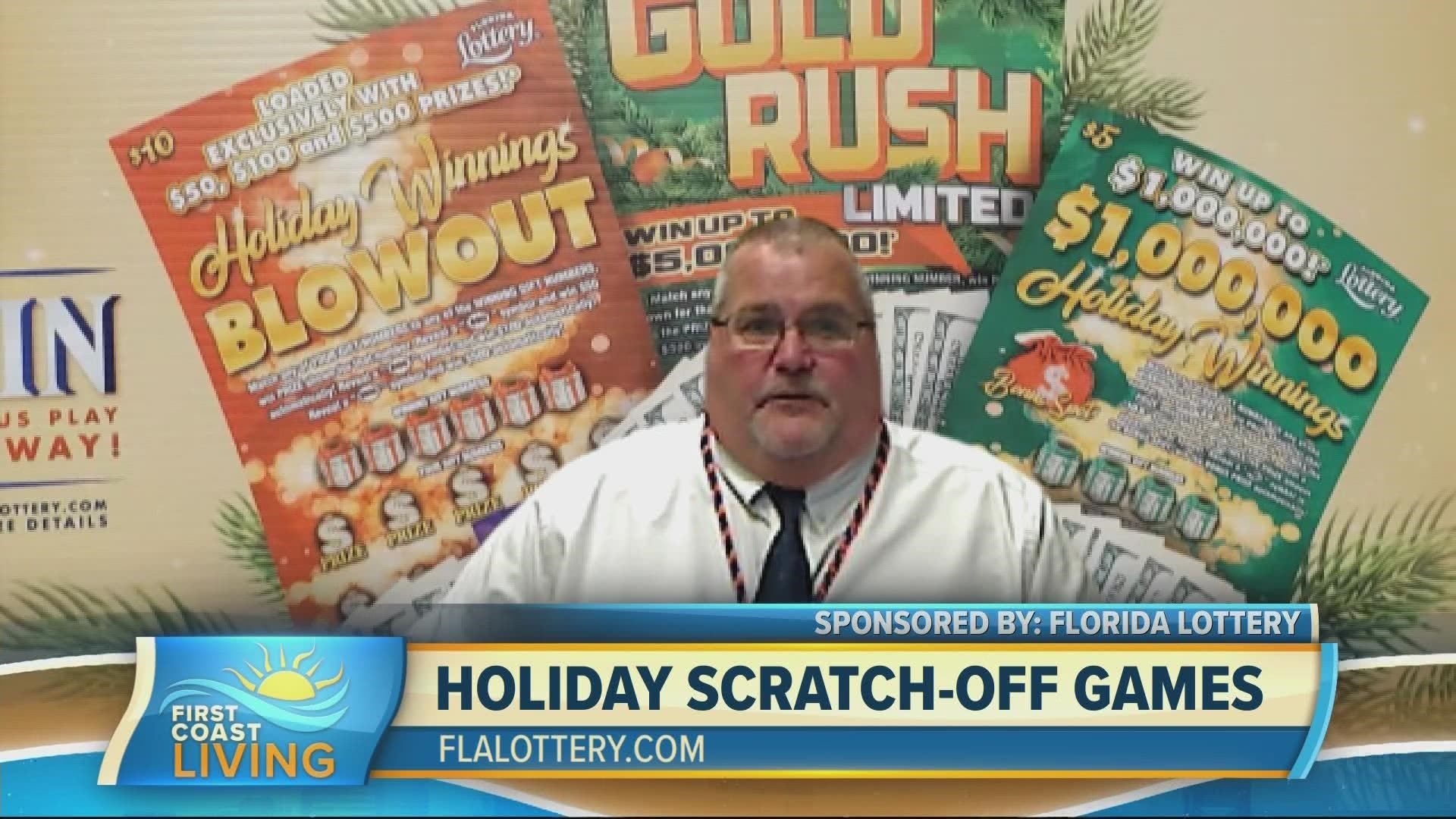 The Florida Lottery has a new holiday-themed family of Scratch-Off games. Remember to play responsibly this holiday season.