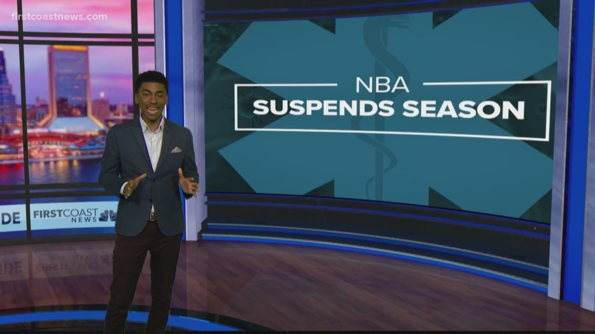 The NBA is the first major American sports league to suspend its season due to the coronavirus pandemic.
