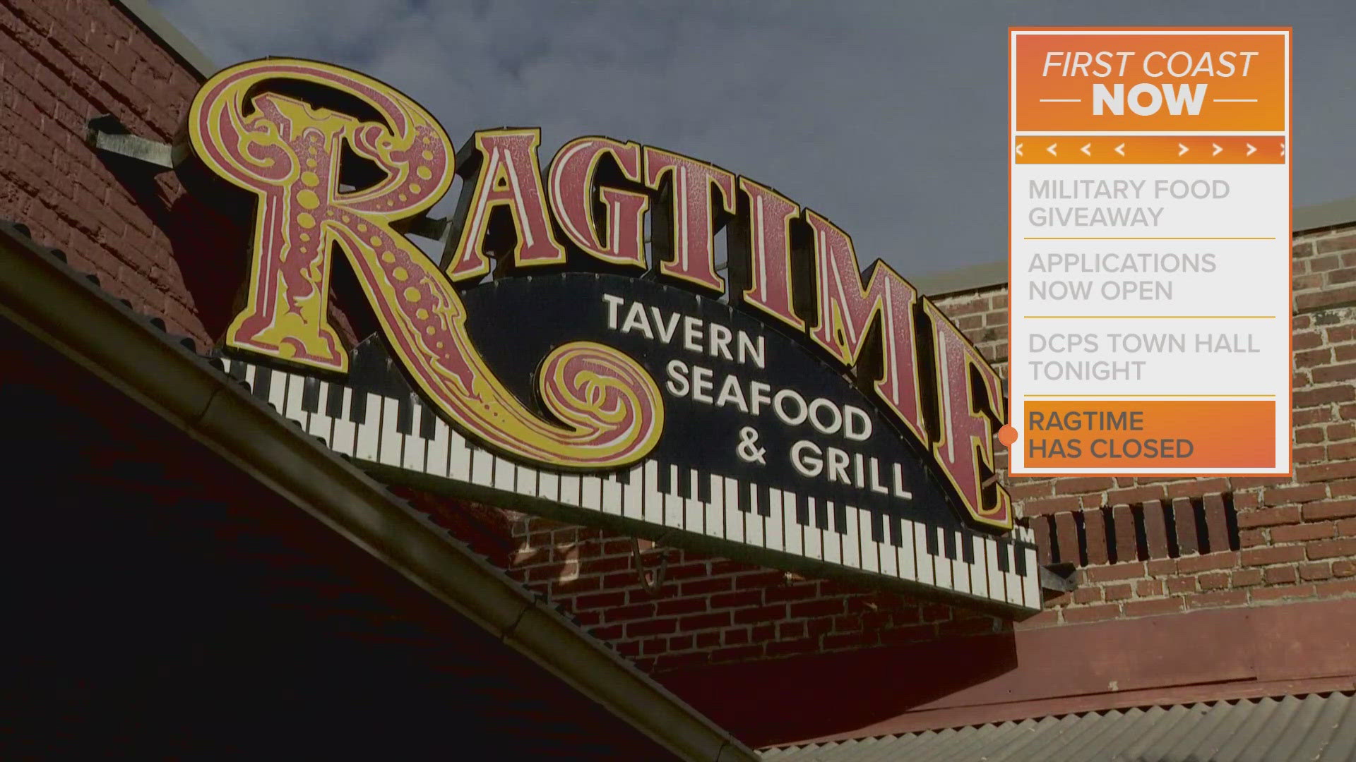 The restaurant posted a sign on their door, thanking the community for more than 30 years of service.