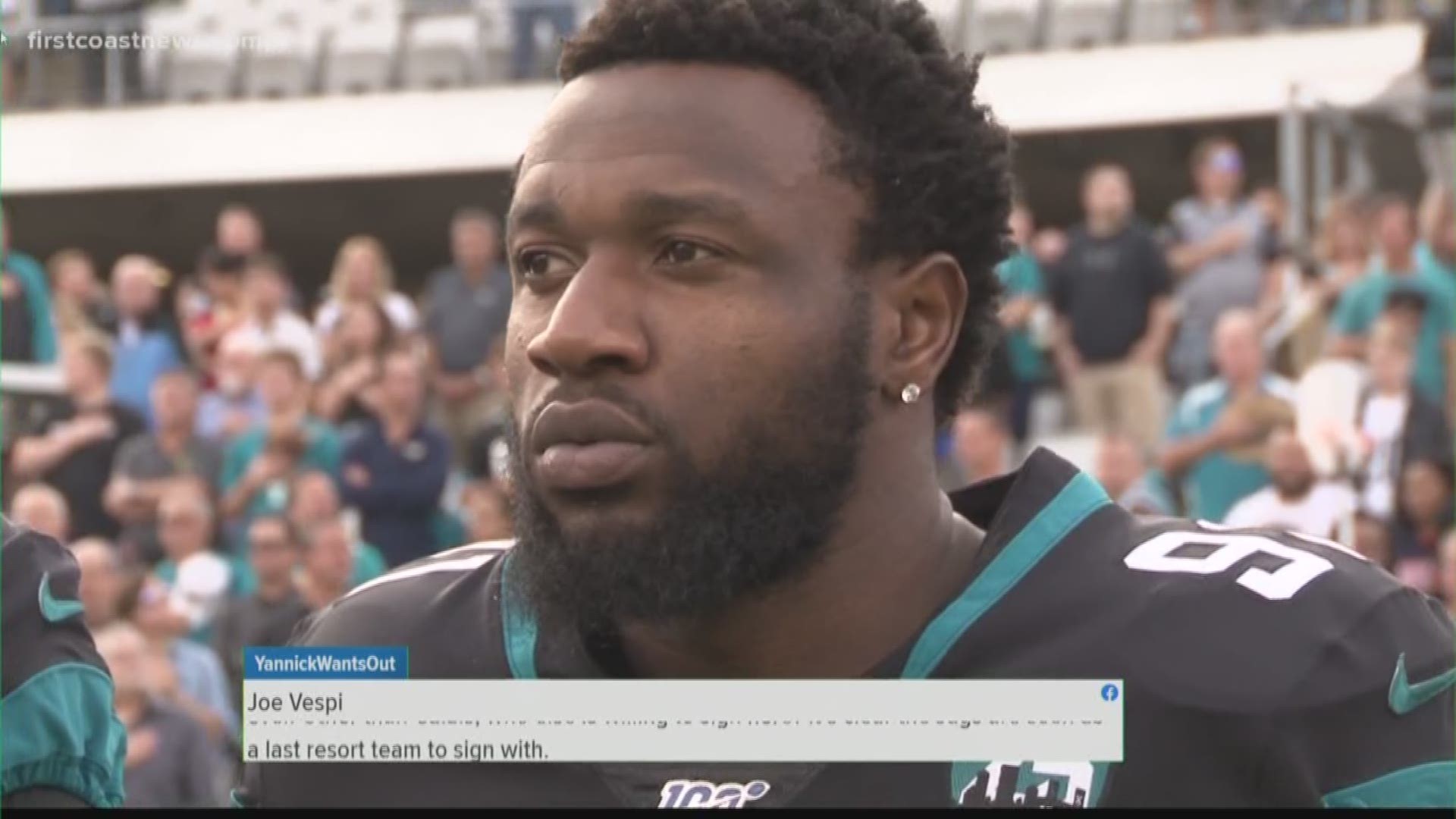 Jaguars' Yannick Ngakoue tweeted that he has no interest in signing a long term contract with the team.
