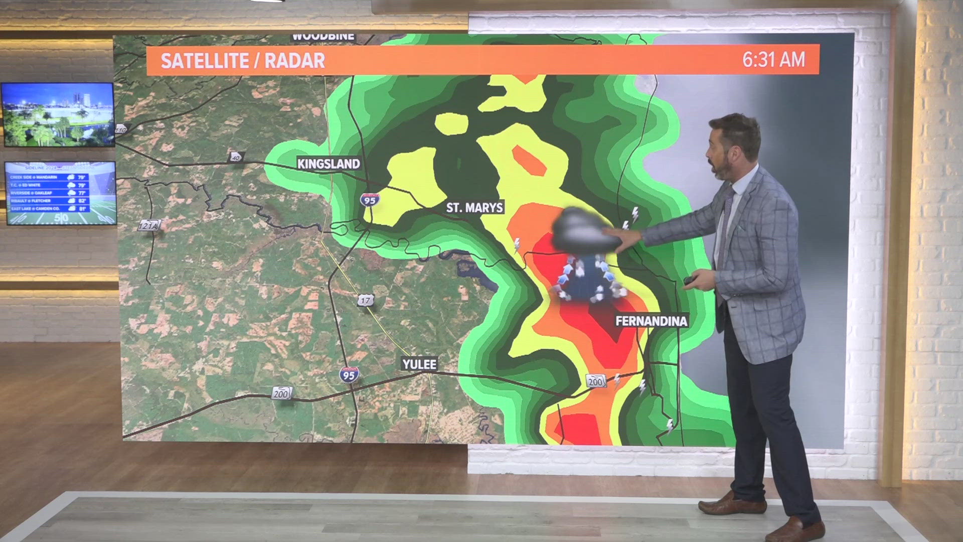 The First Coast's Most Accurate Weather Team is issuing a Weather Impact Alert for Friday, Aug. 23 for widespread rainfall.