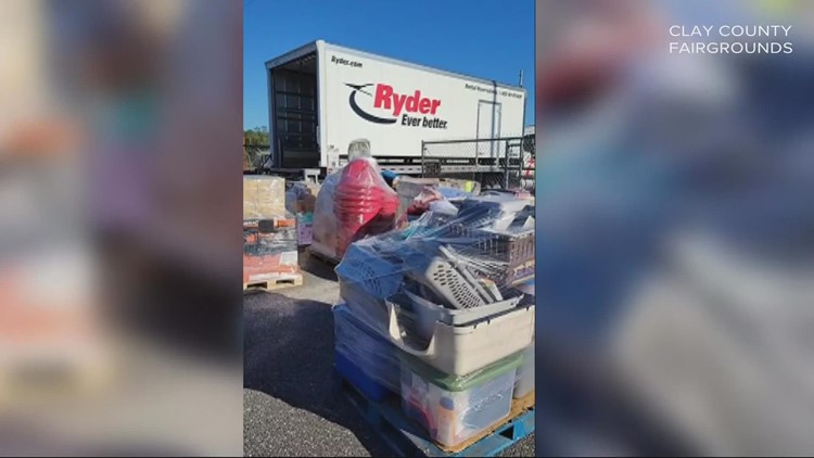 First truckload of supplies leaves Clay County Thursday to help Ian victims