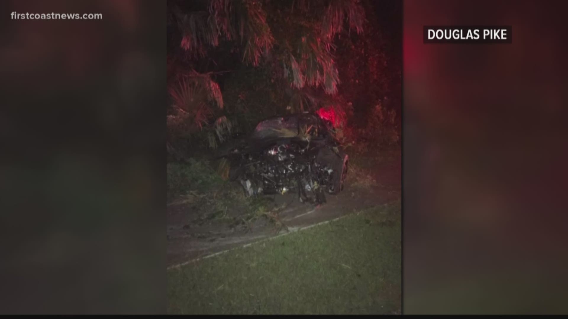 The sheriff's office says the men were traveling northbound in a convertible Ferrari in the 800 block of Ponte Vedra Boulevard when the driver of the vehicle failed to navigate a turn.
