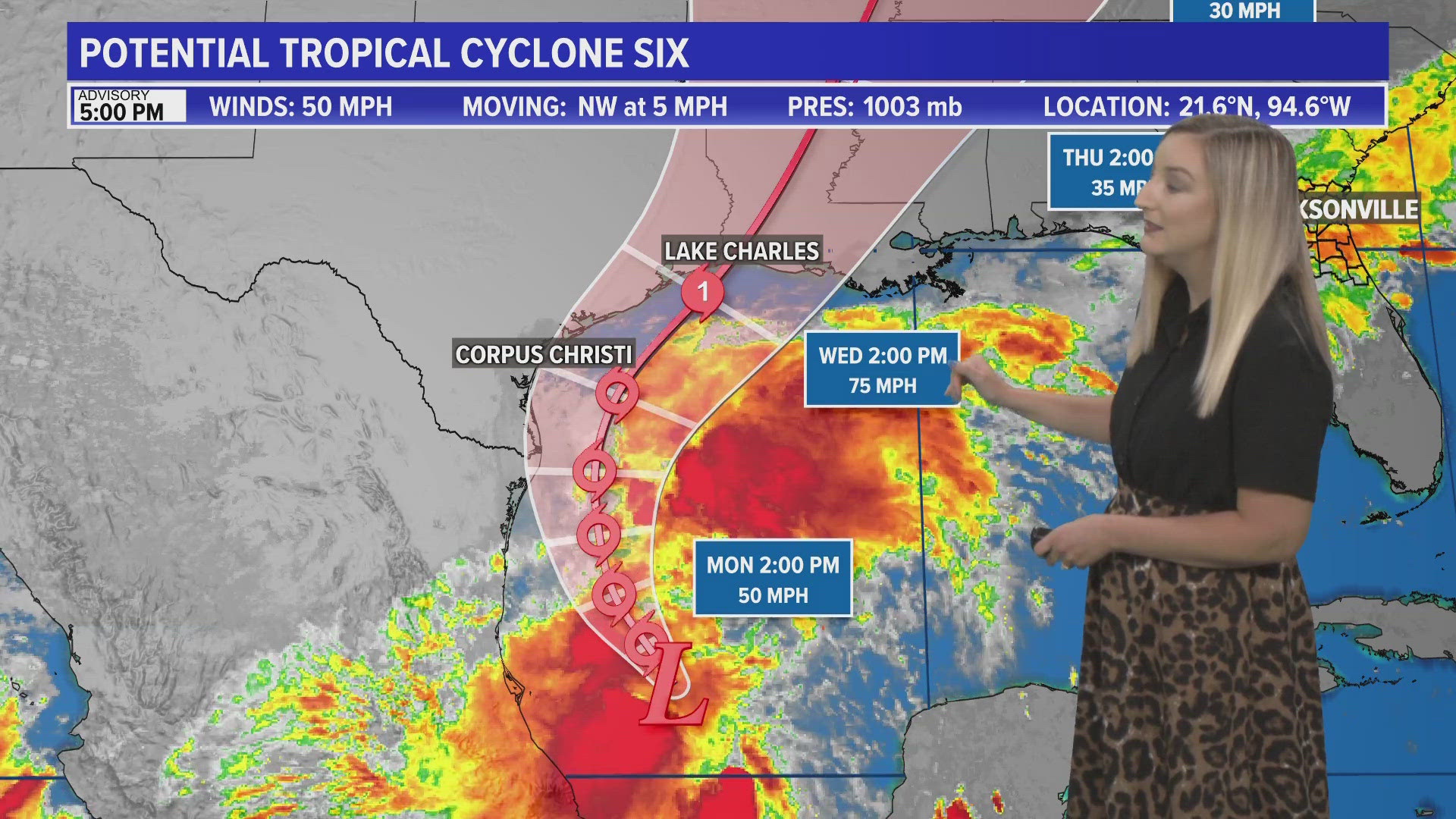 There are no tropical concerns for the Jacksonville area/First Coast at this time