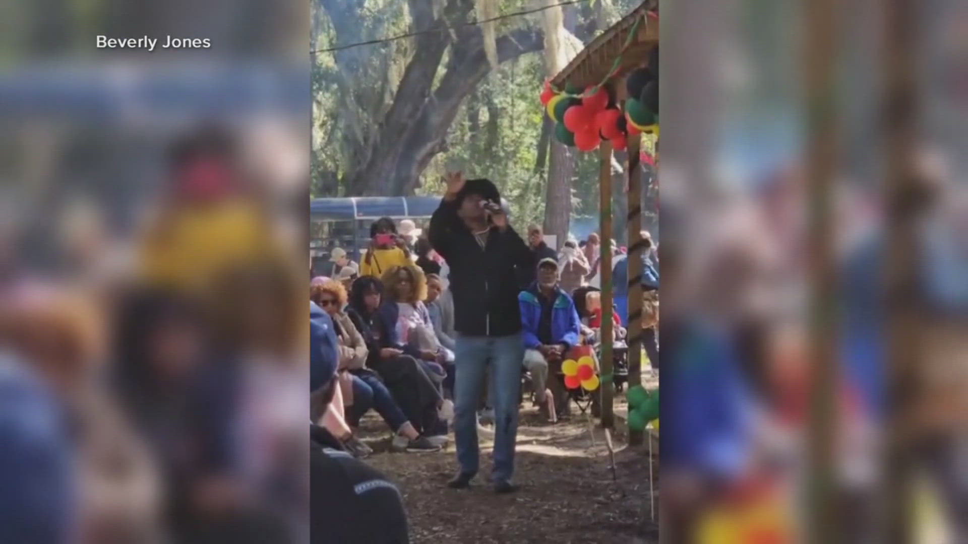 Griffin Lotson and Fran Timmons-Lewis attended the Cultural Day Festival on Sapelo Island to celebrate their Gullah Geechee heritage when a gangway collapsed,