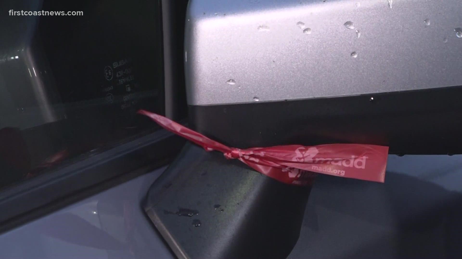 It's a reminder that could save a life: Tie a red ribbon or put a red magnet on your vehicle to remind drivers not to drink before they get behind the wheel.