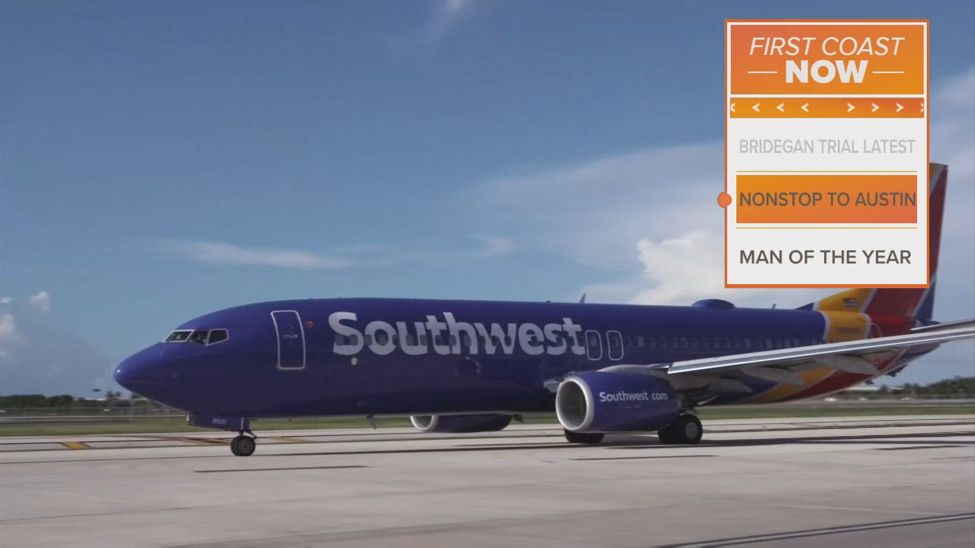 Southwest to provide nonstop flights to Austin from Jacksonville in