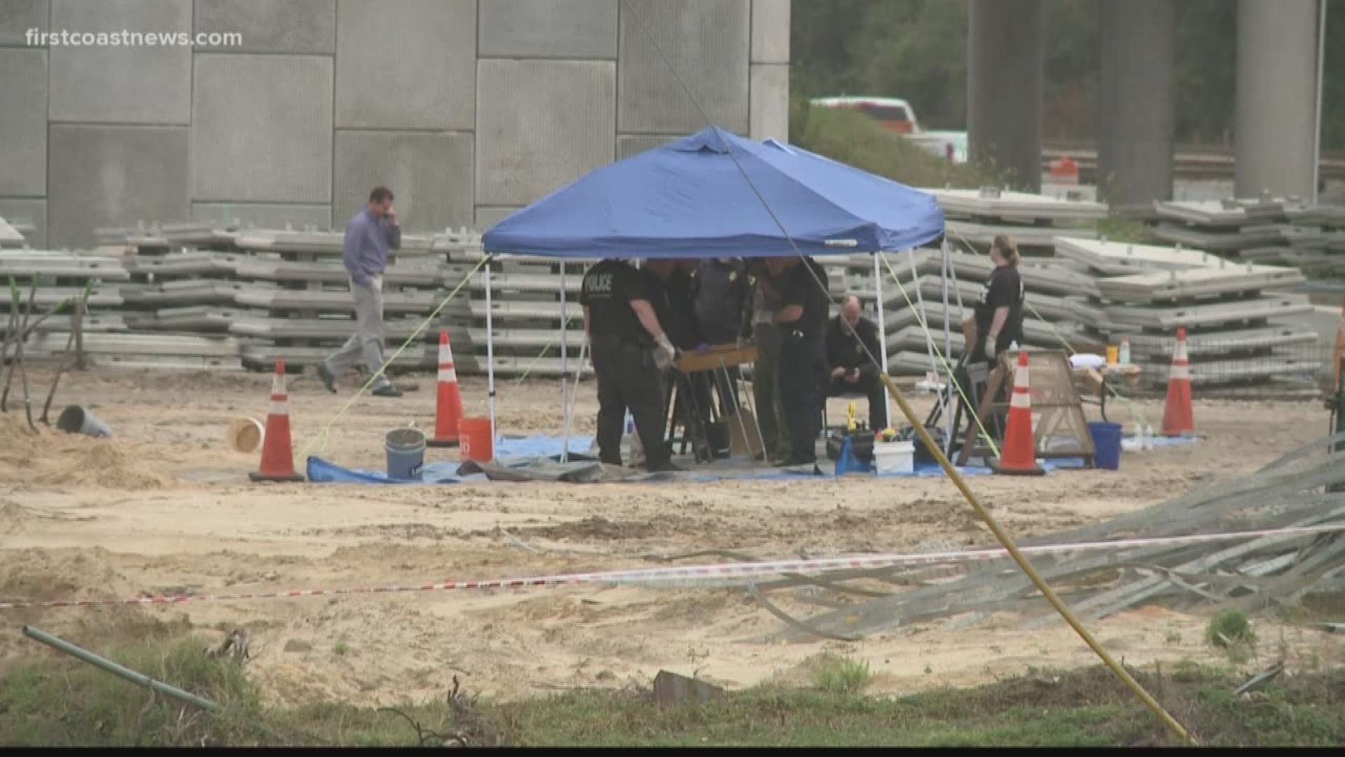The bones are being taken to the medical examiner so that the cause of death and identity can be determined.