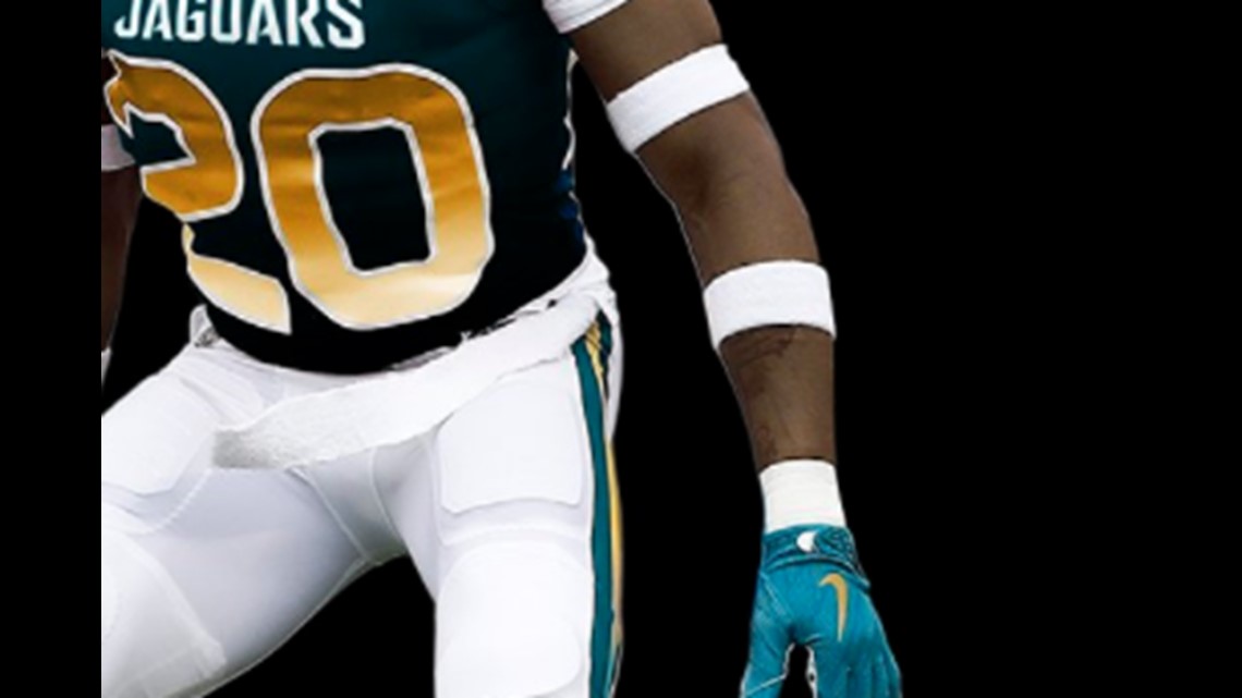 LOOK: Jaguars accidentally revealed new uniforms, all-black helmet at  Jacksonville airport 